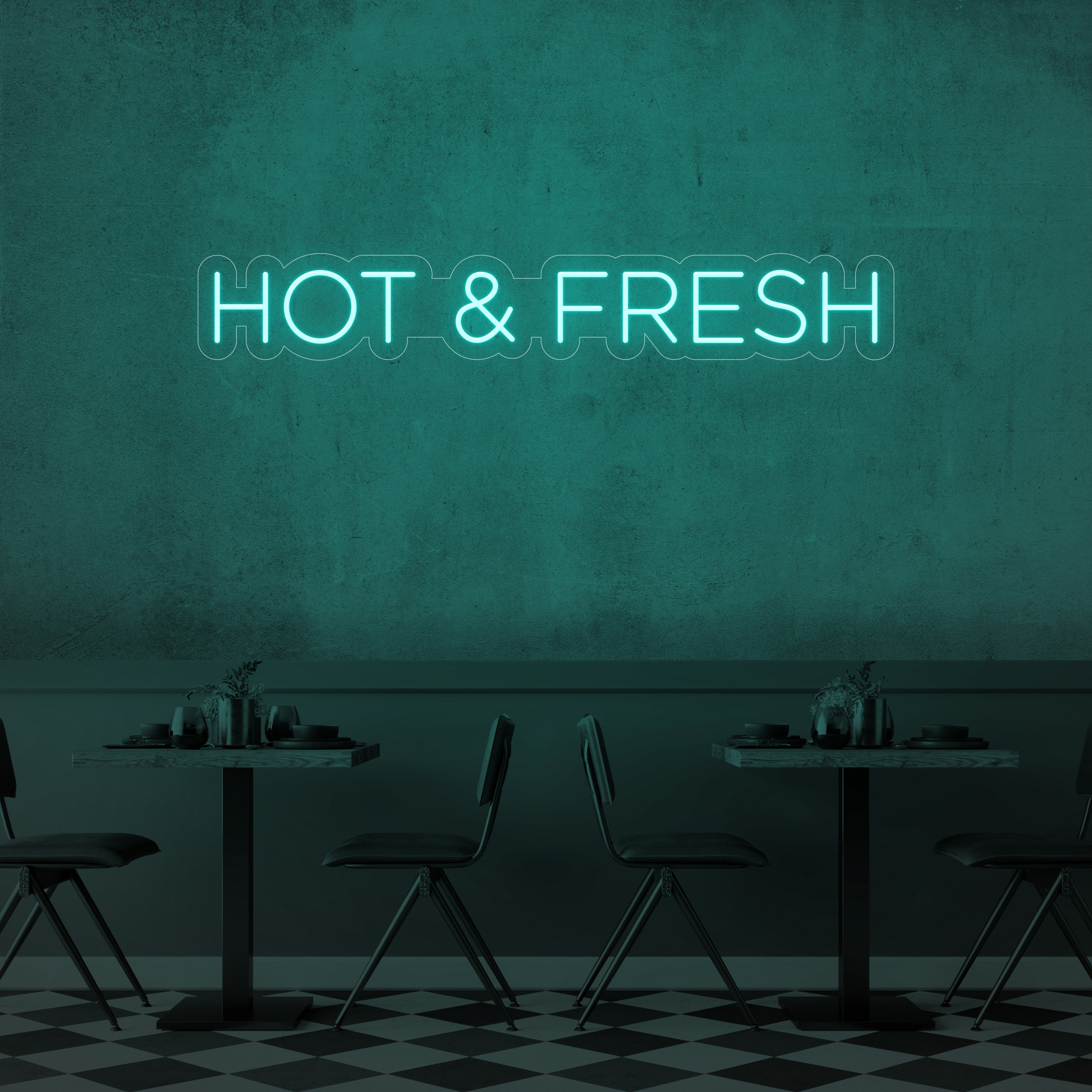 Hot & Fresh LED Neon Sign