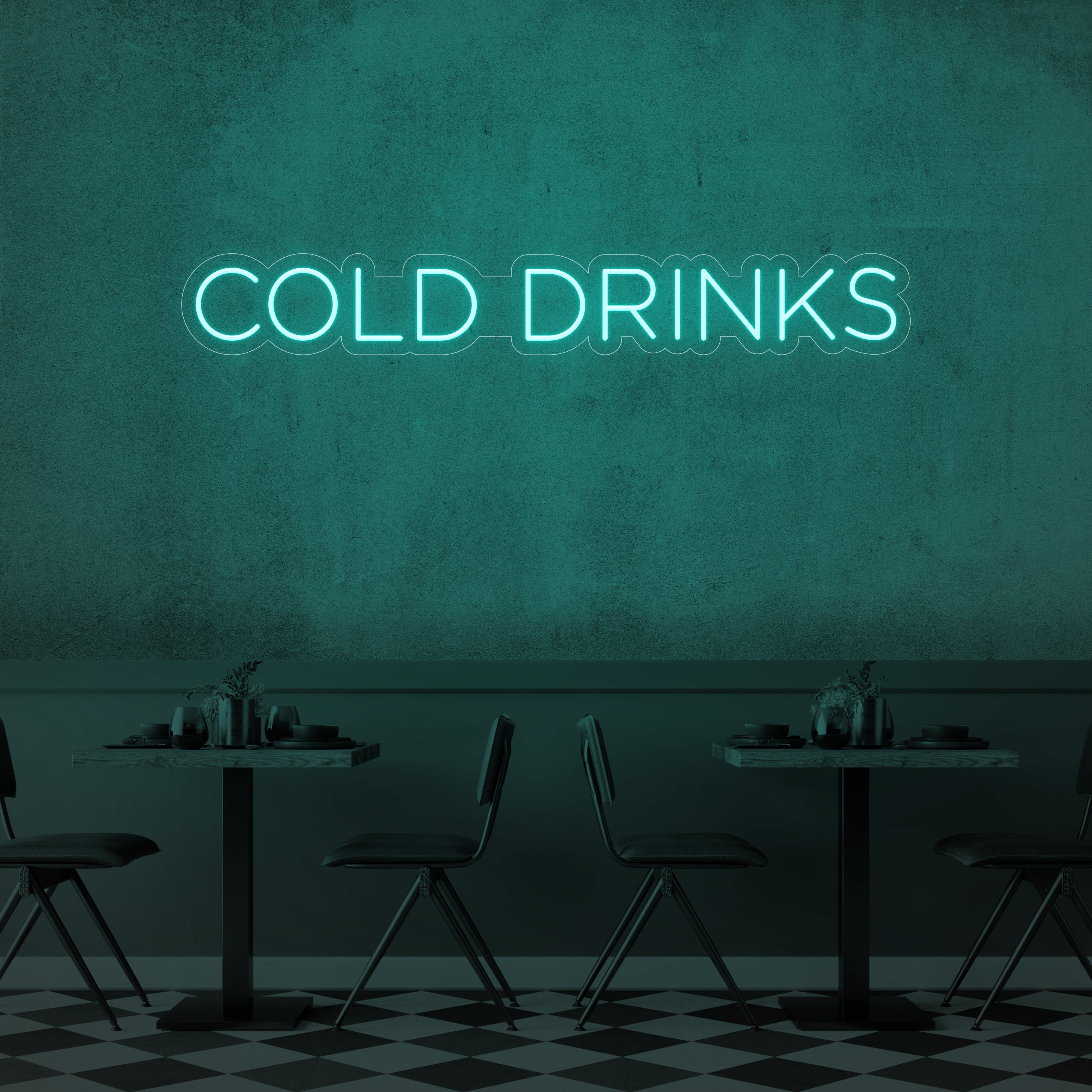Cold Drinks LED Neon Sign