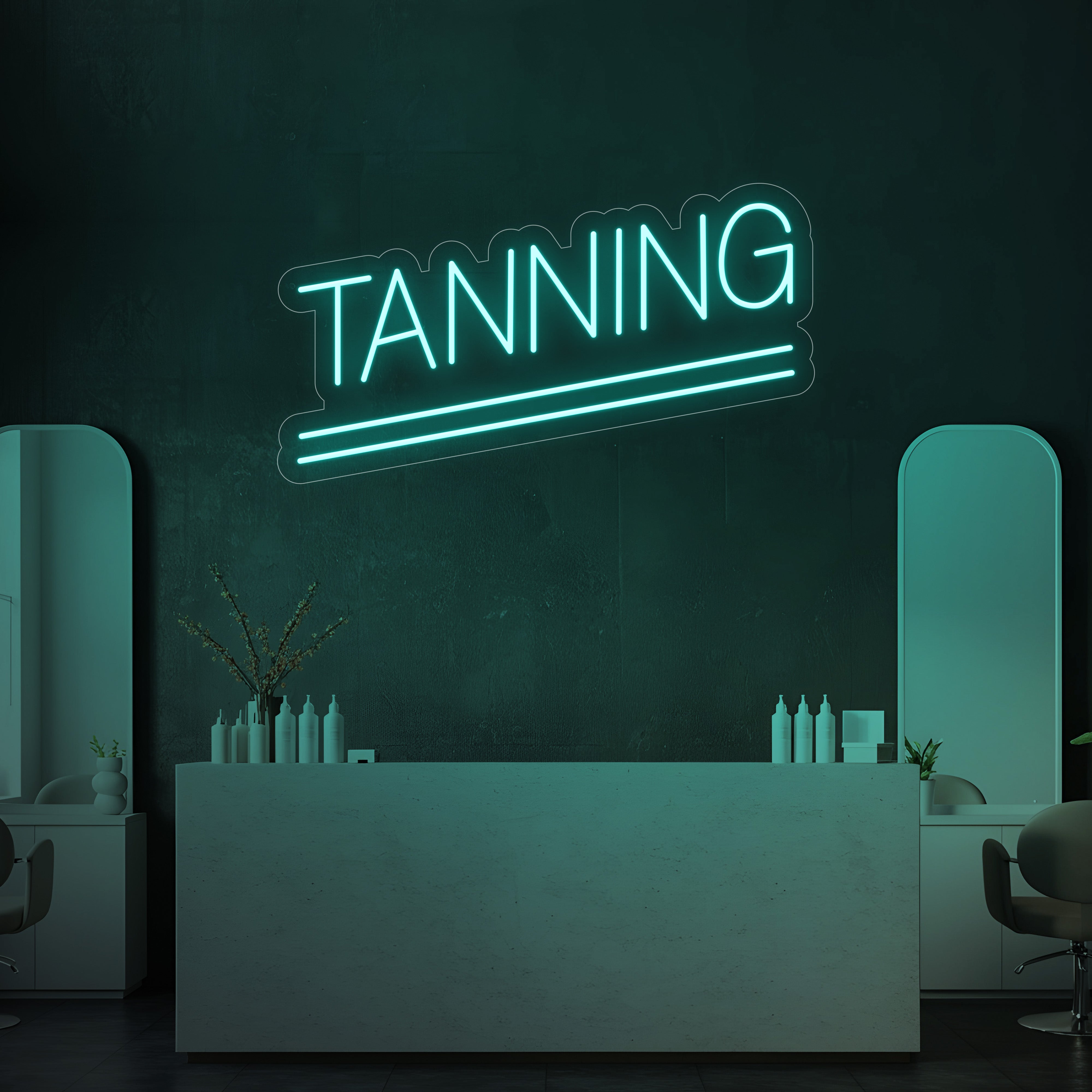 Tanning LED Neon Sign