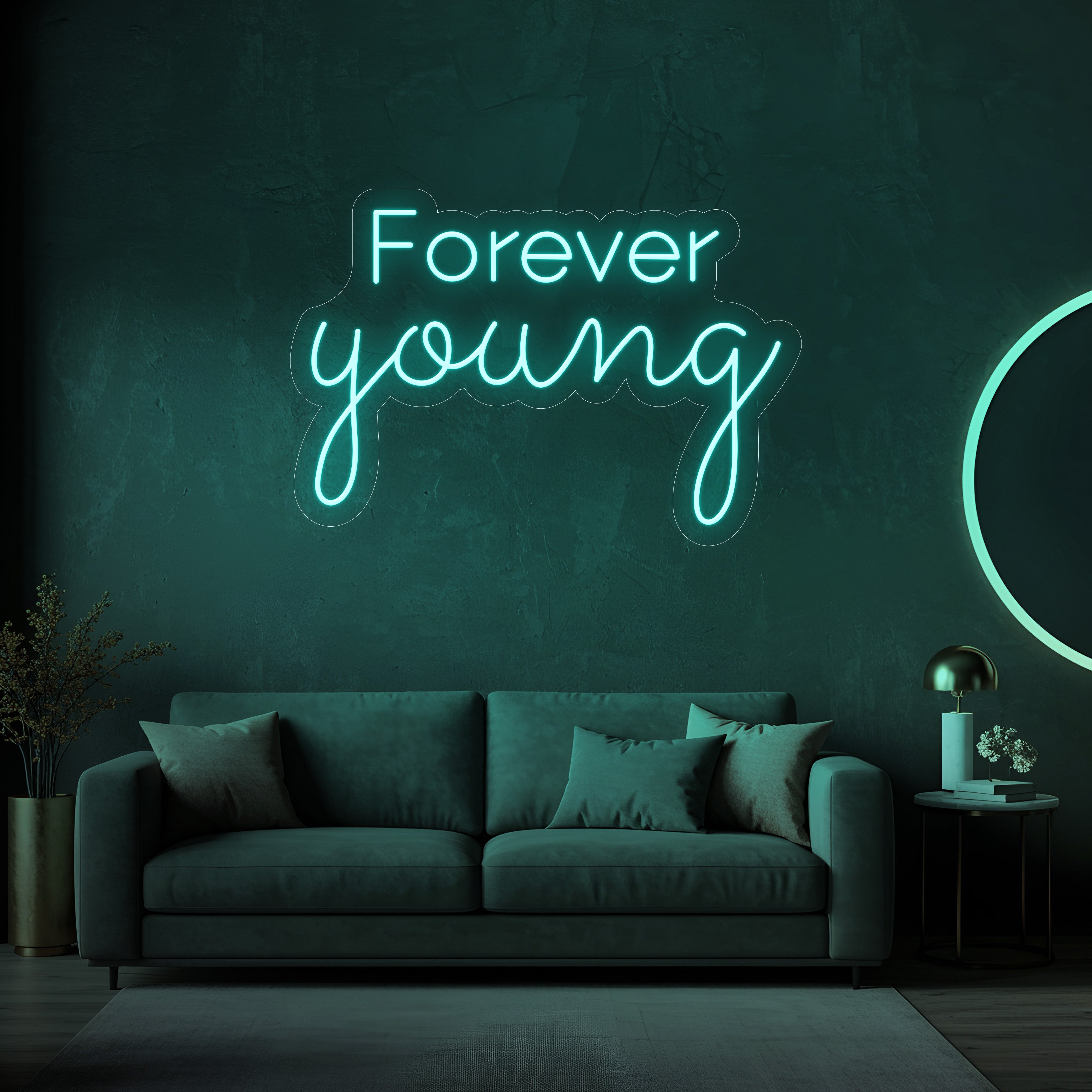 Forever Young LED Neon Sign