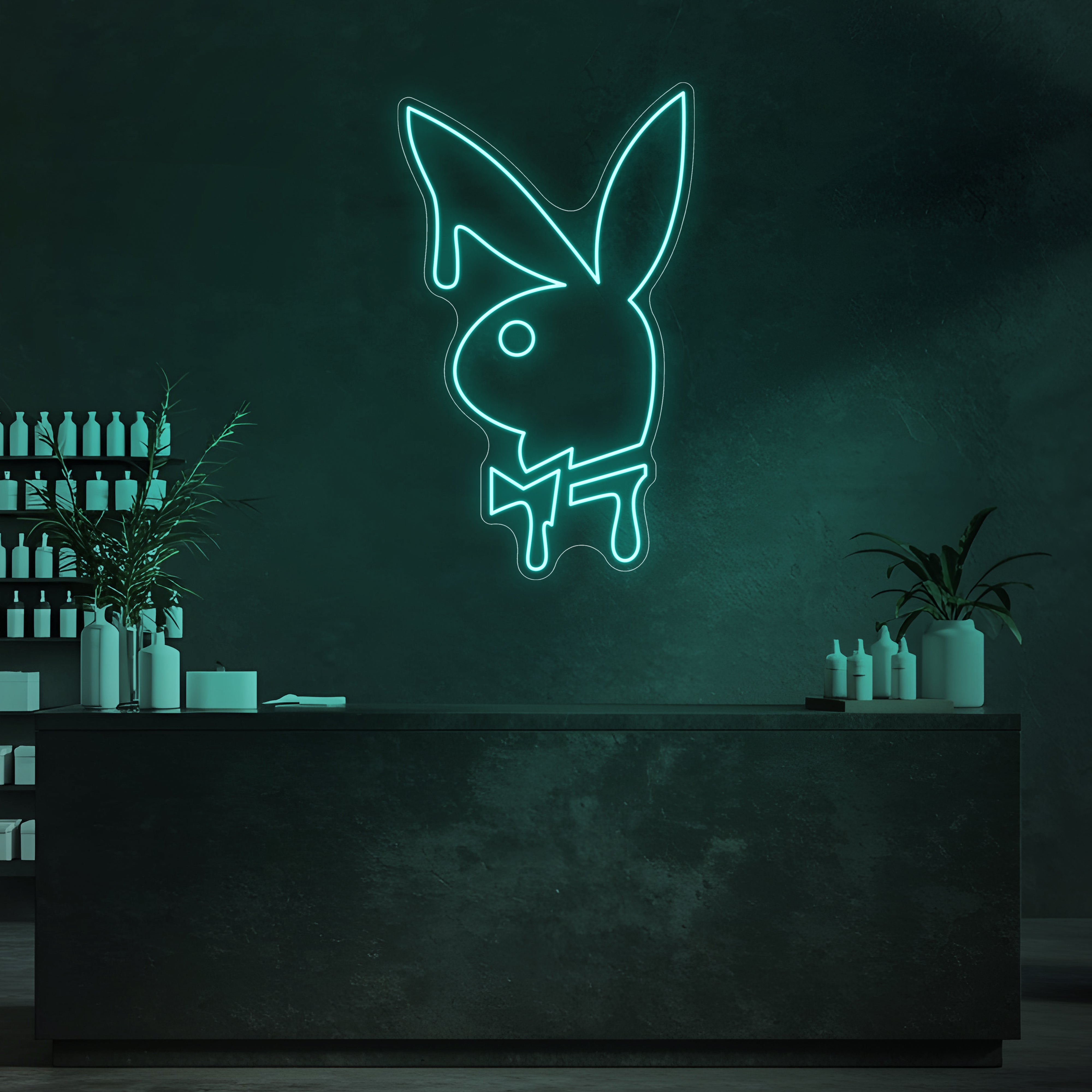 Drip Bunny LED Neon Sign