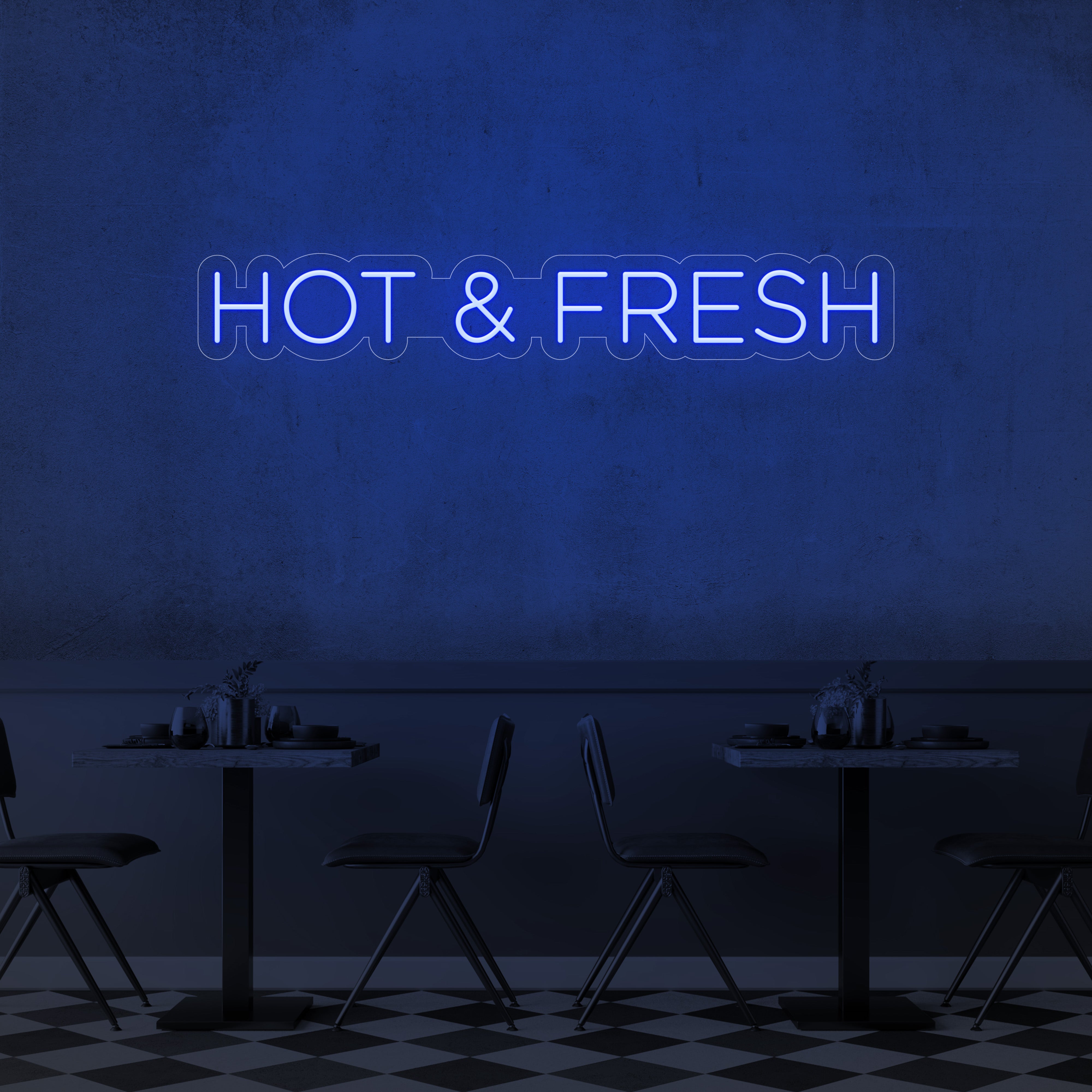 Hot & Fresh LED Neon Sign