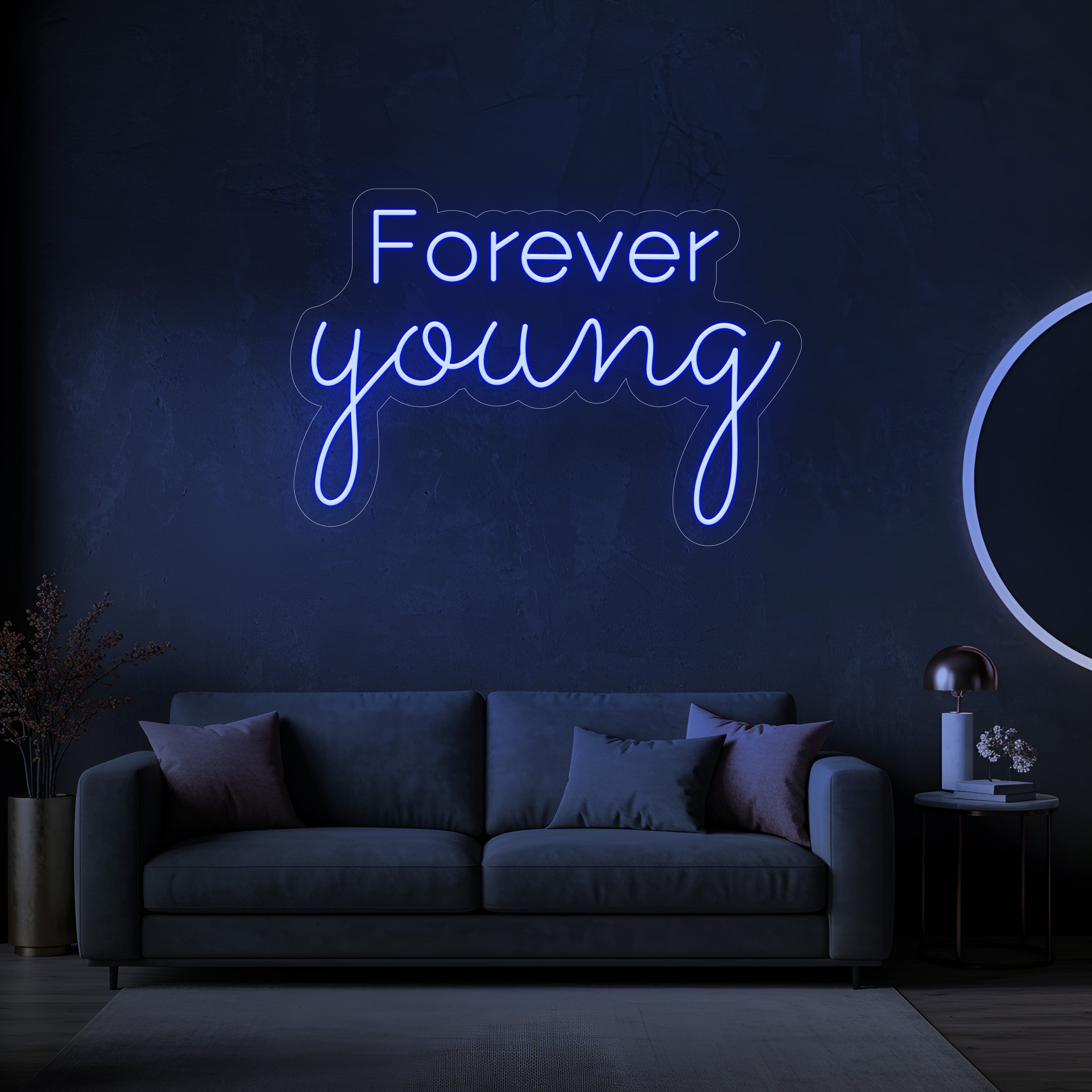 Forever Young LED Neon Sign