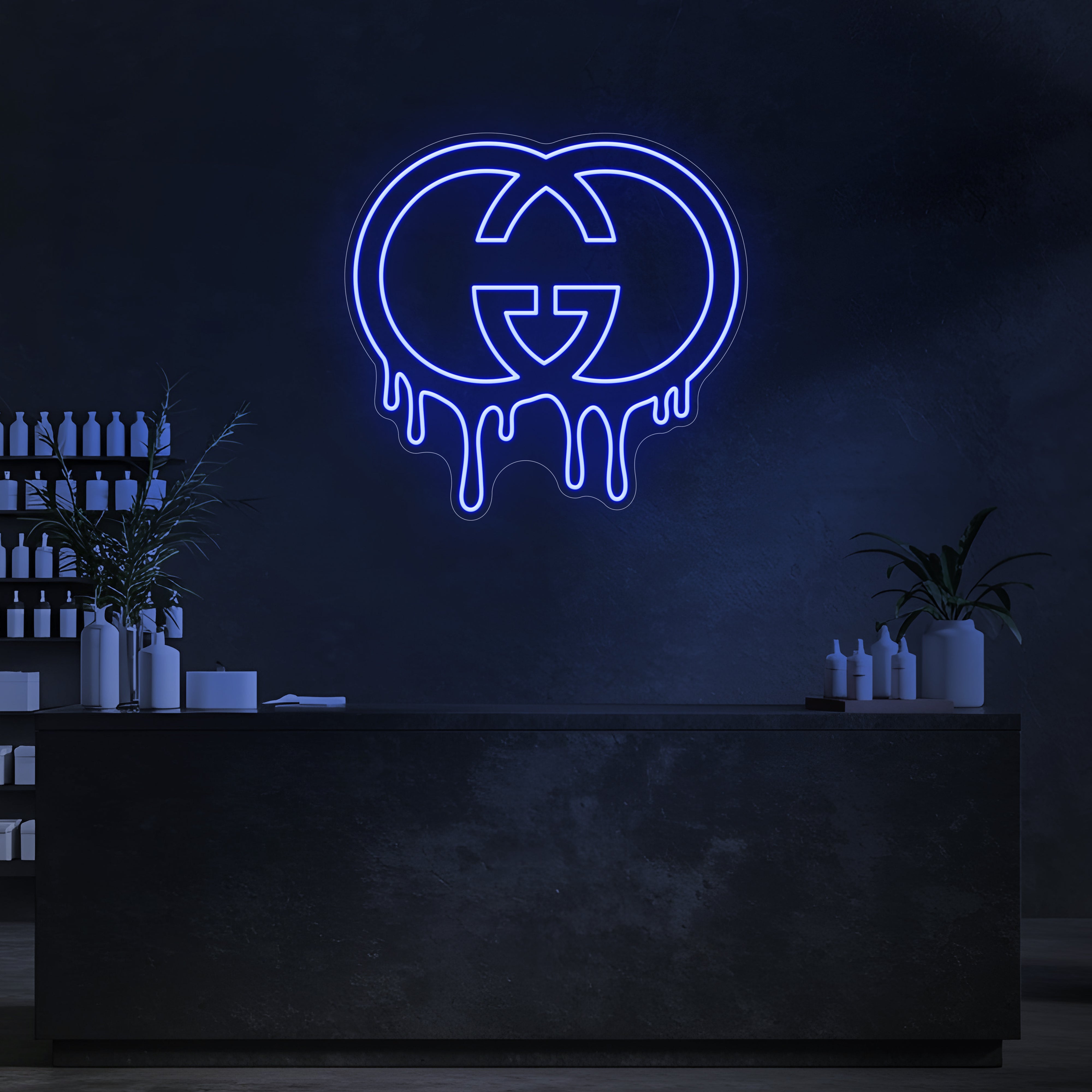 Drip GG LED Neon Sign