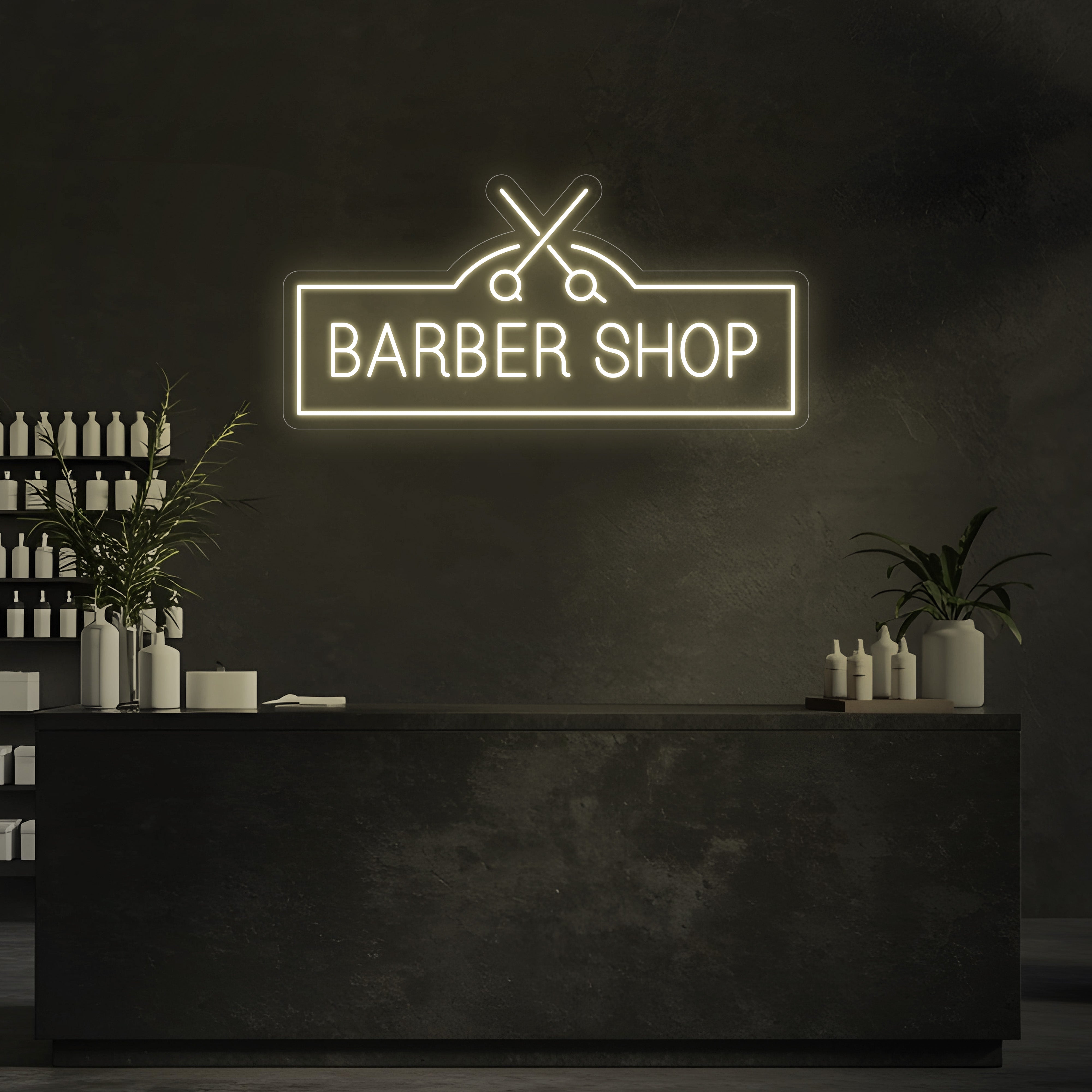 Barber Shop LED Neon Sign