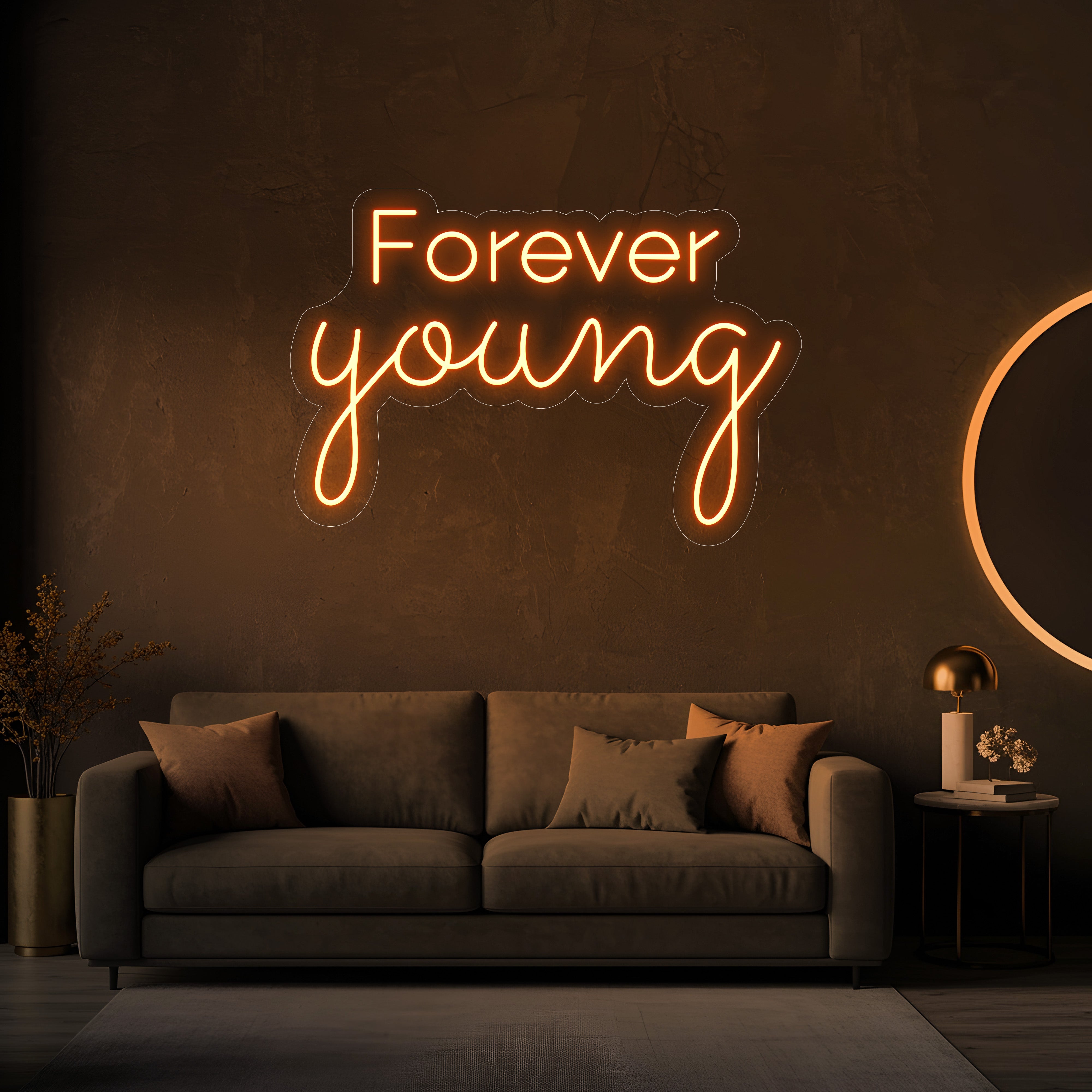 Forever Young LED Neon Sign