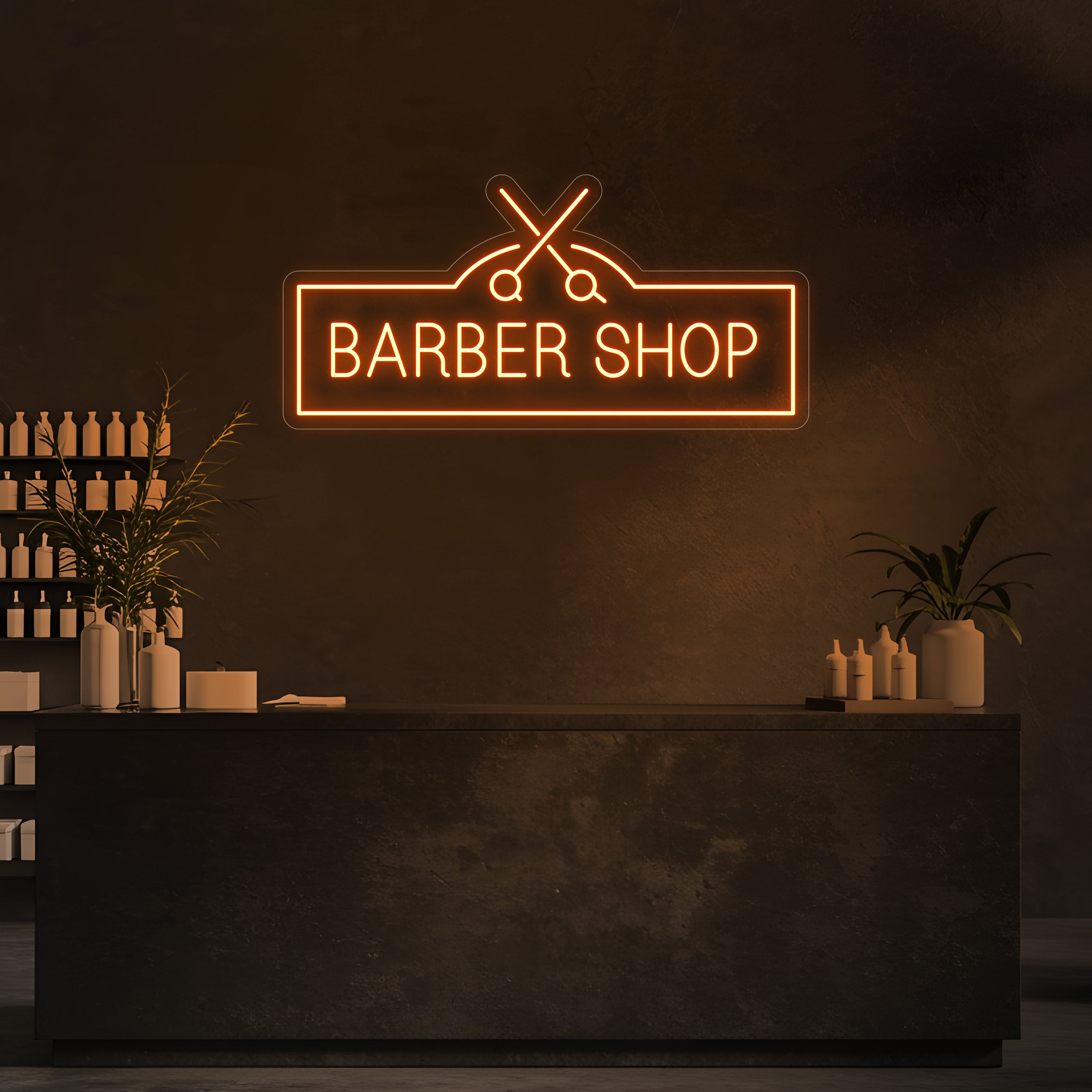 Barber Shop LED Neon Sign