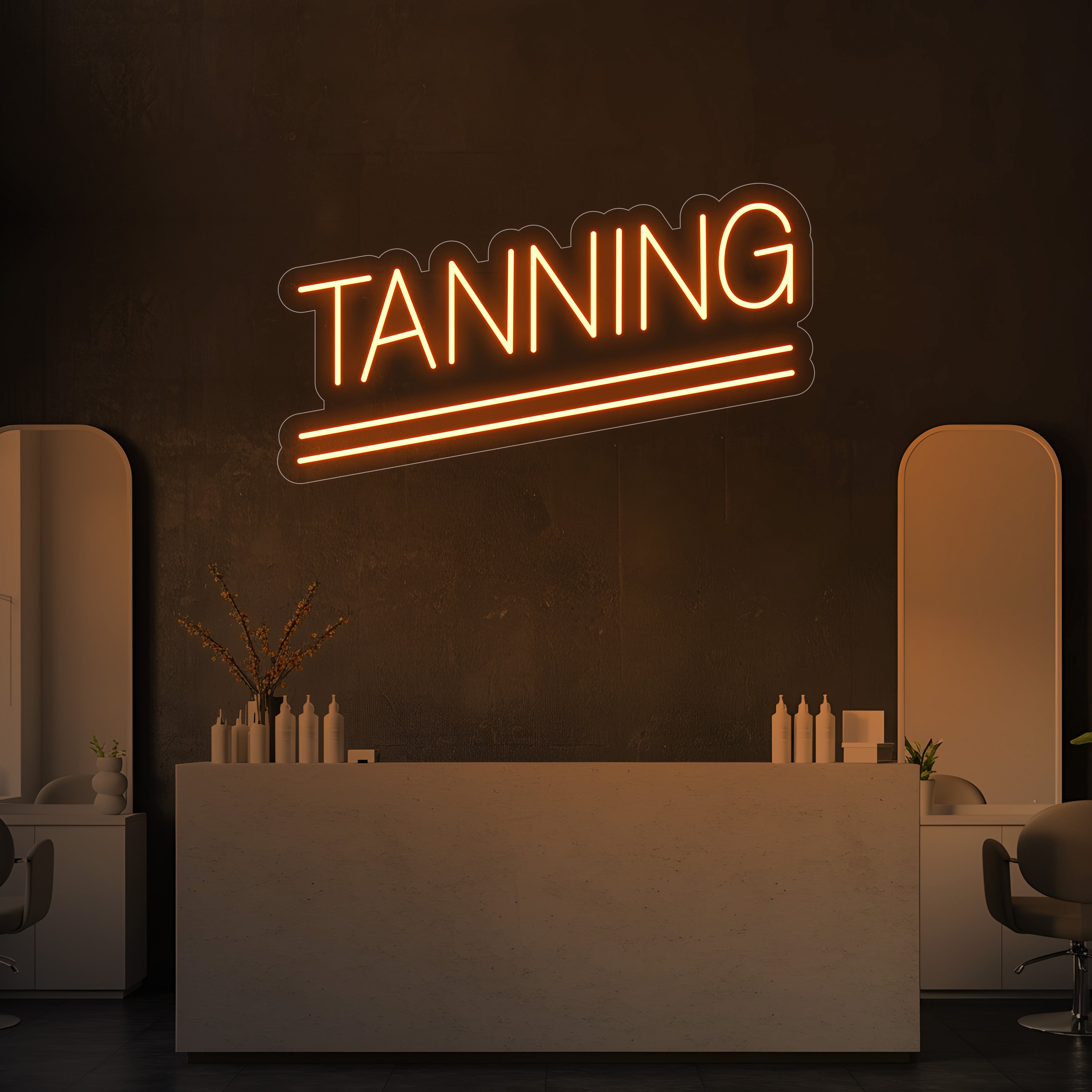Tanning LED Neon Sign