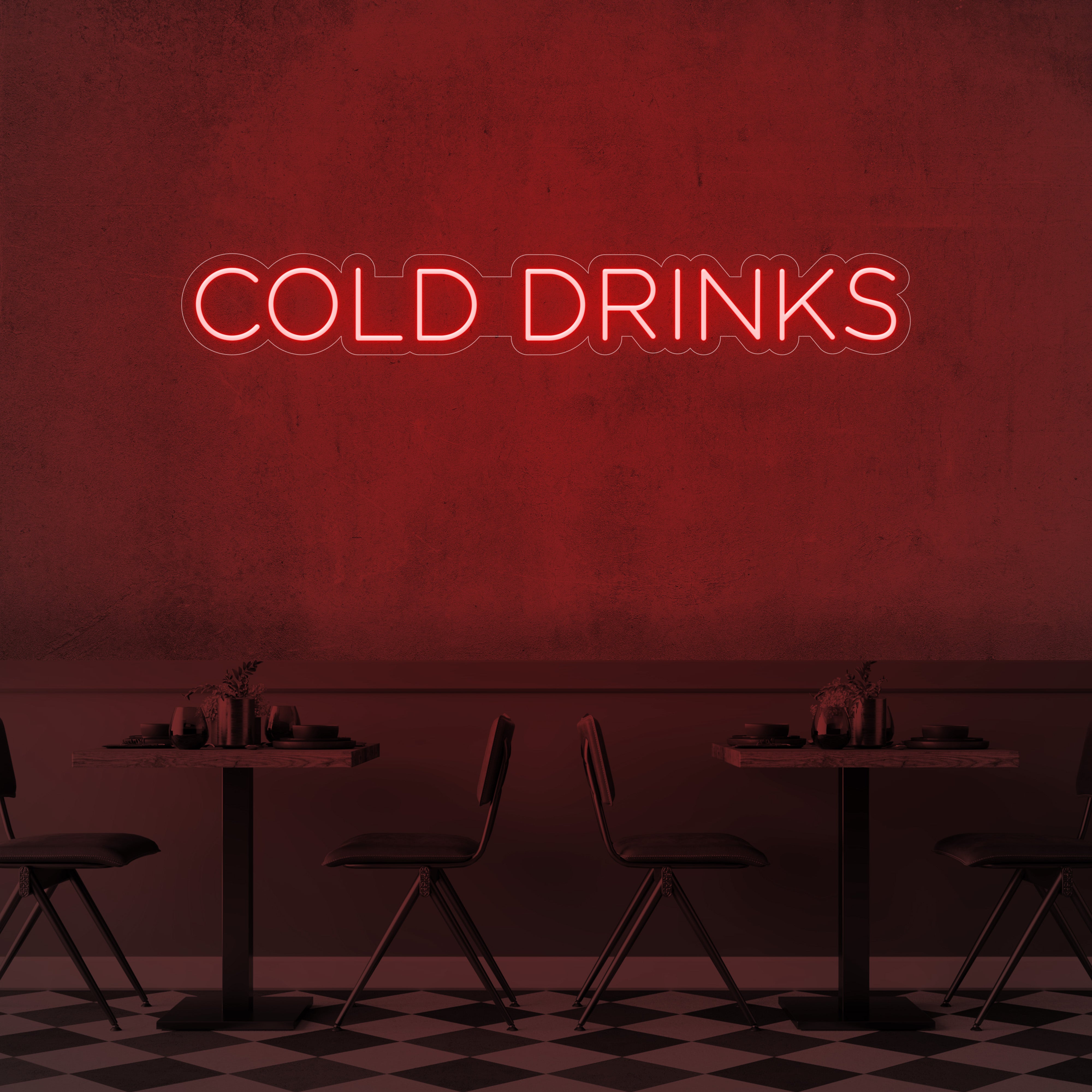 Cold Drinks LED Neon Sign