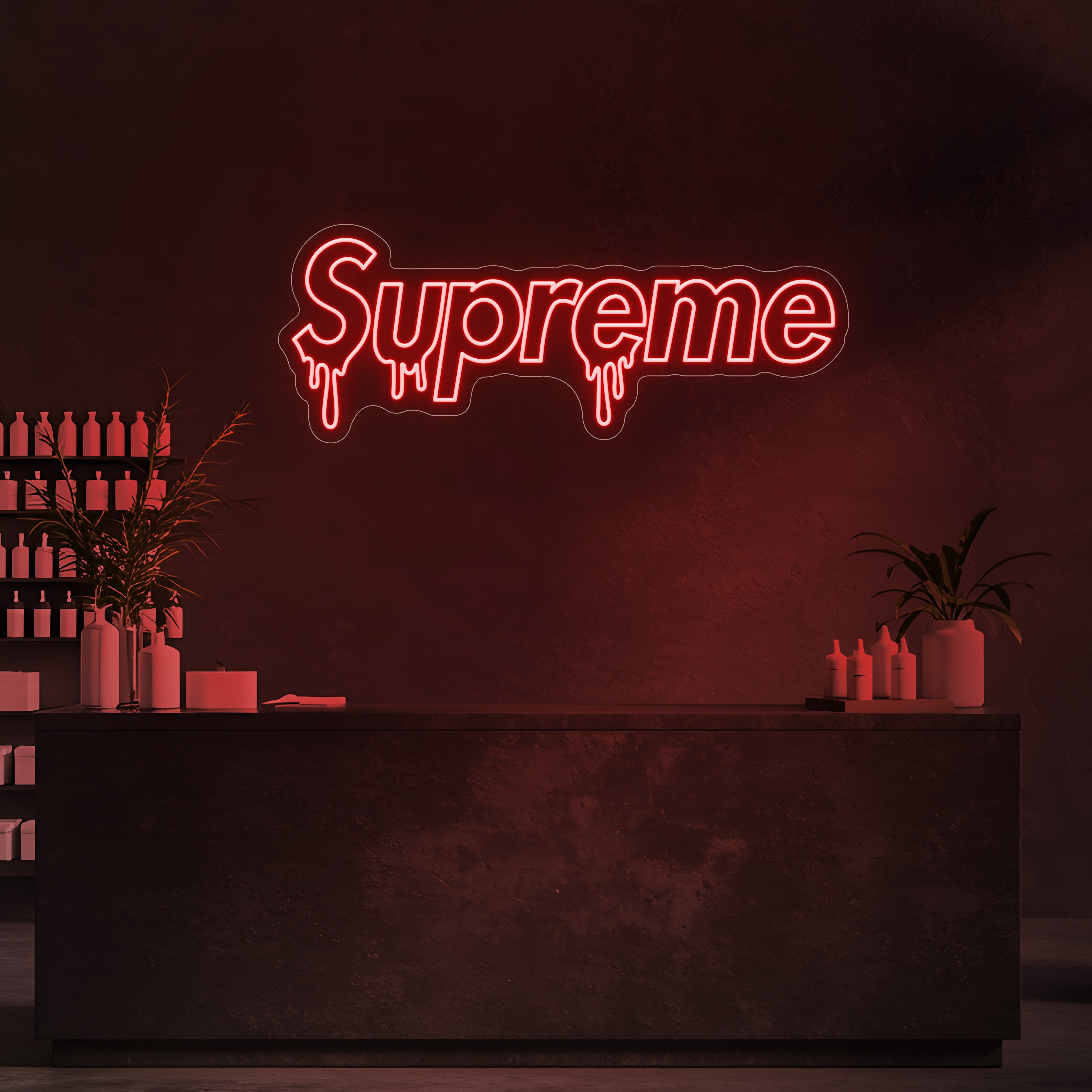 Drip Supreme LED Neon Sign
