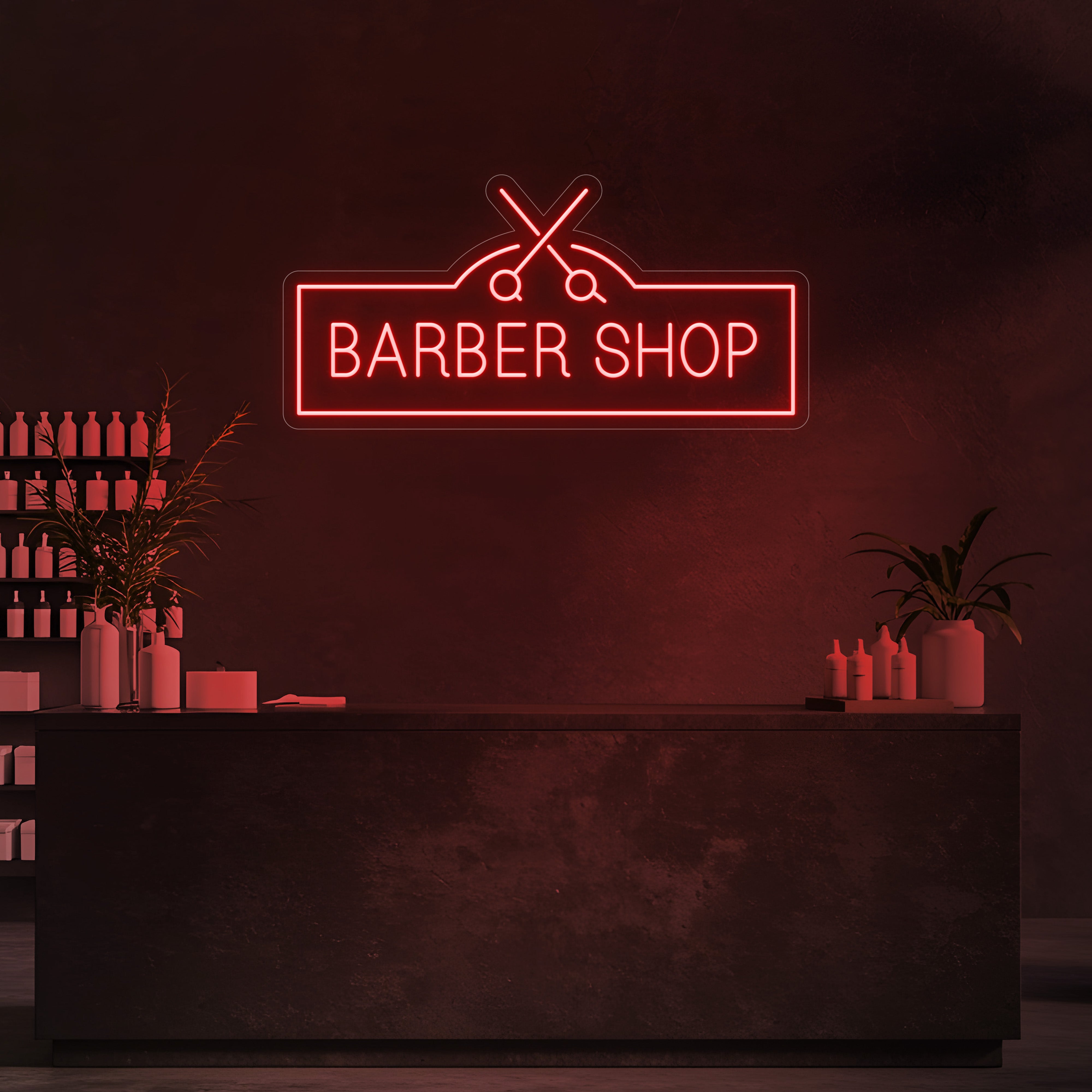 Barber Shop LED Neon Sign