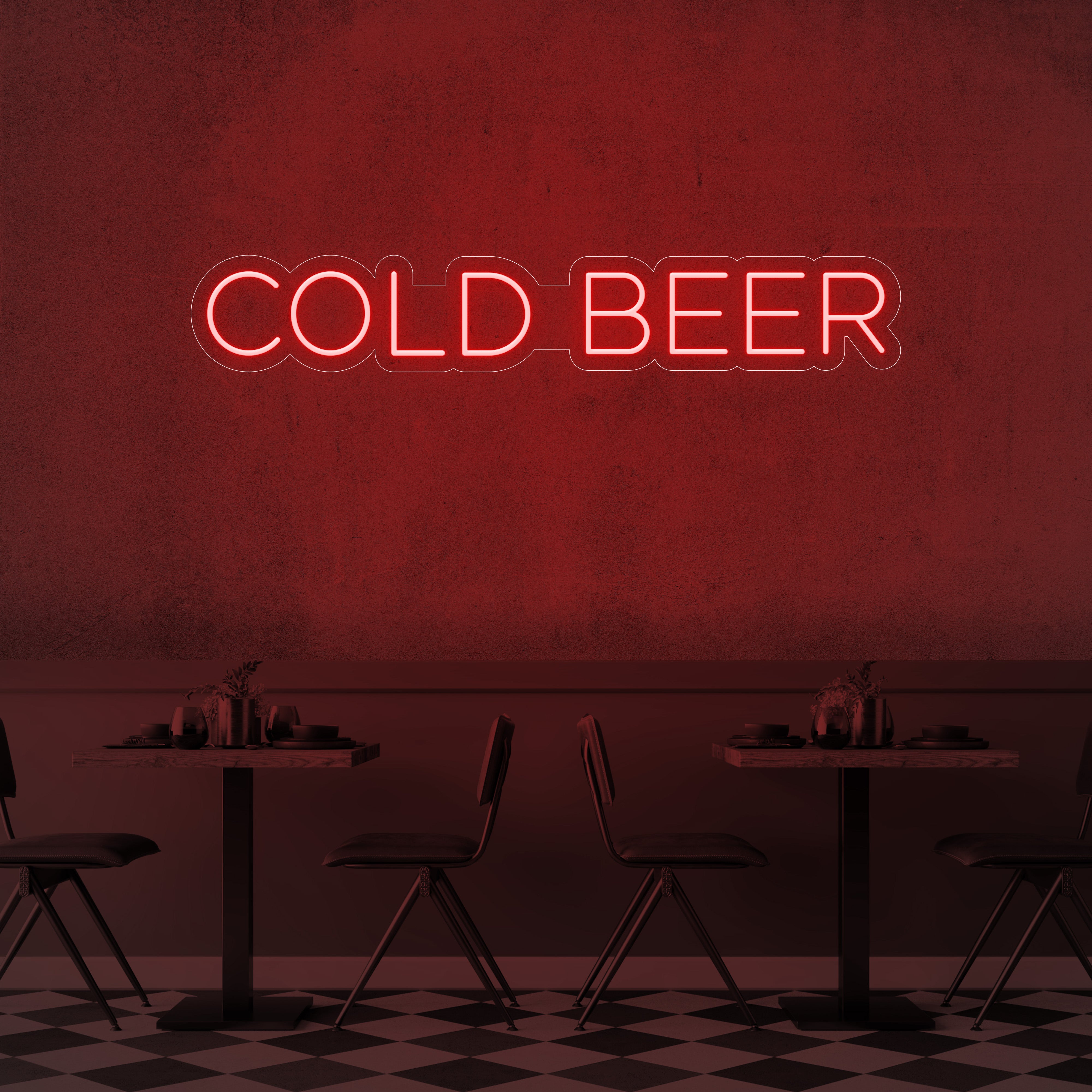 Cold Beer LED Neon Sign
