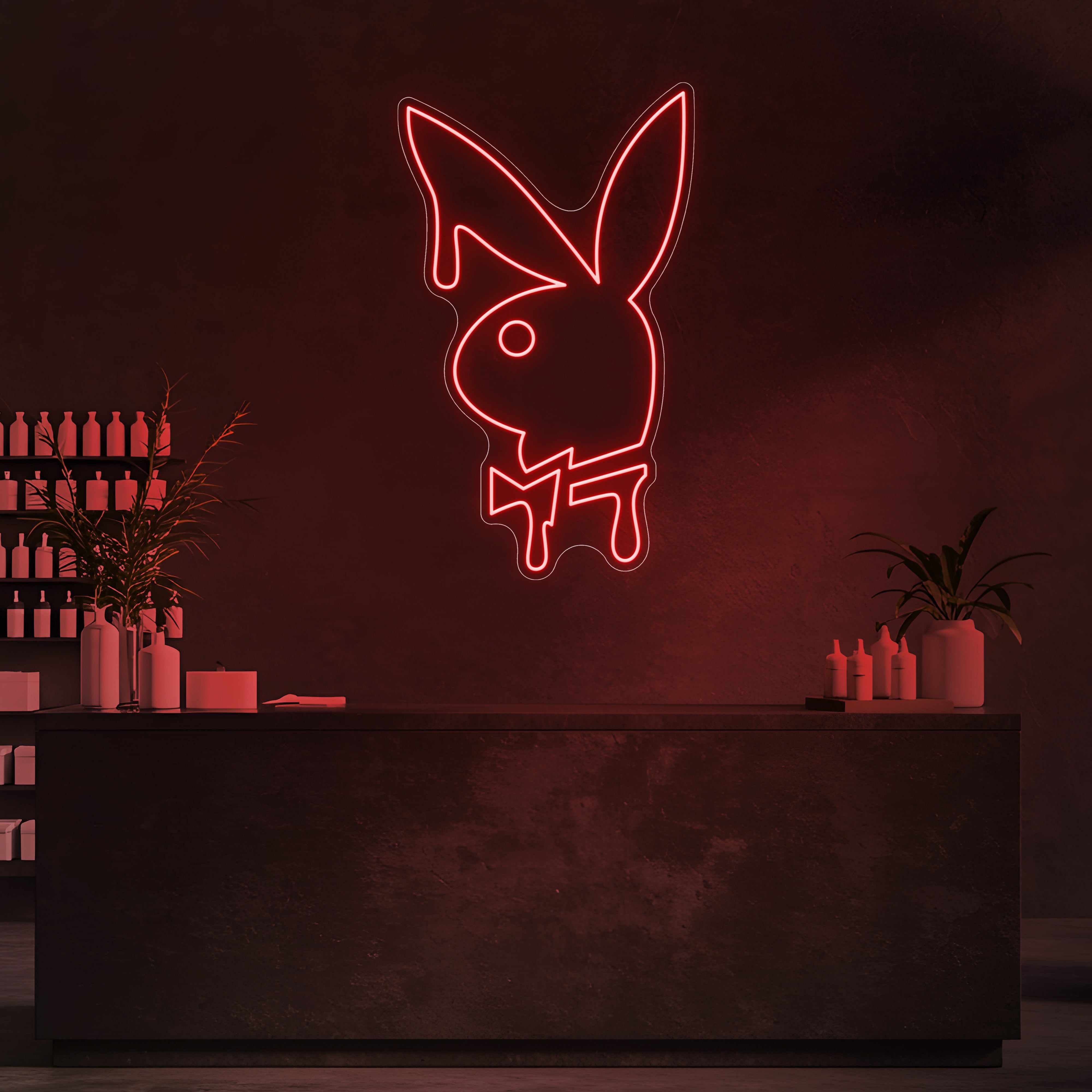 Drip Bunny LED Neon Sign