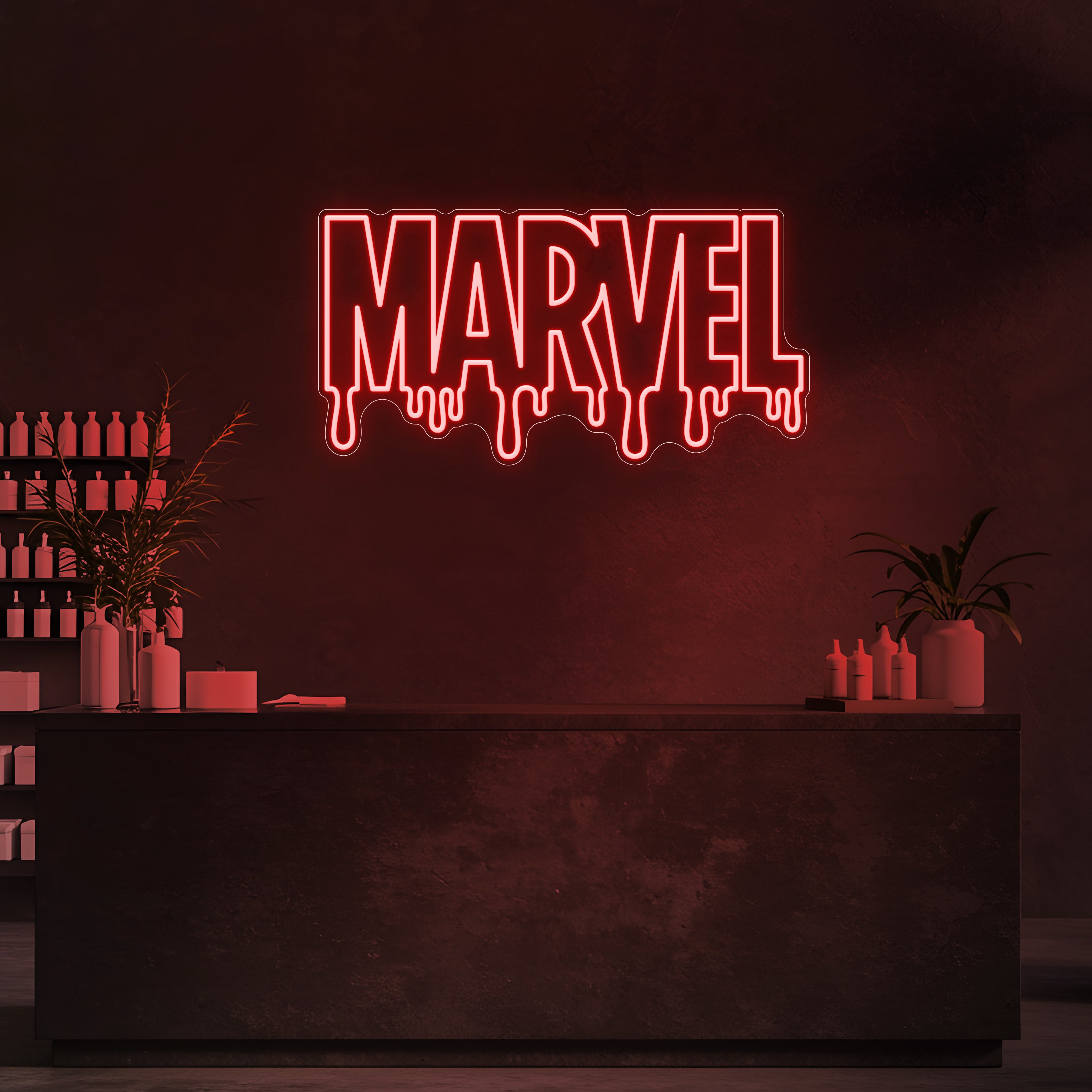 Drip Marvel LED Neon Sign