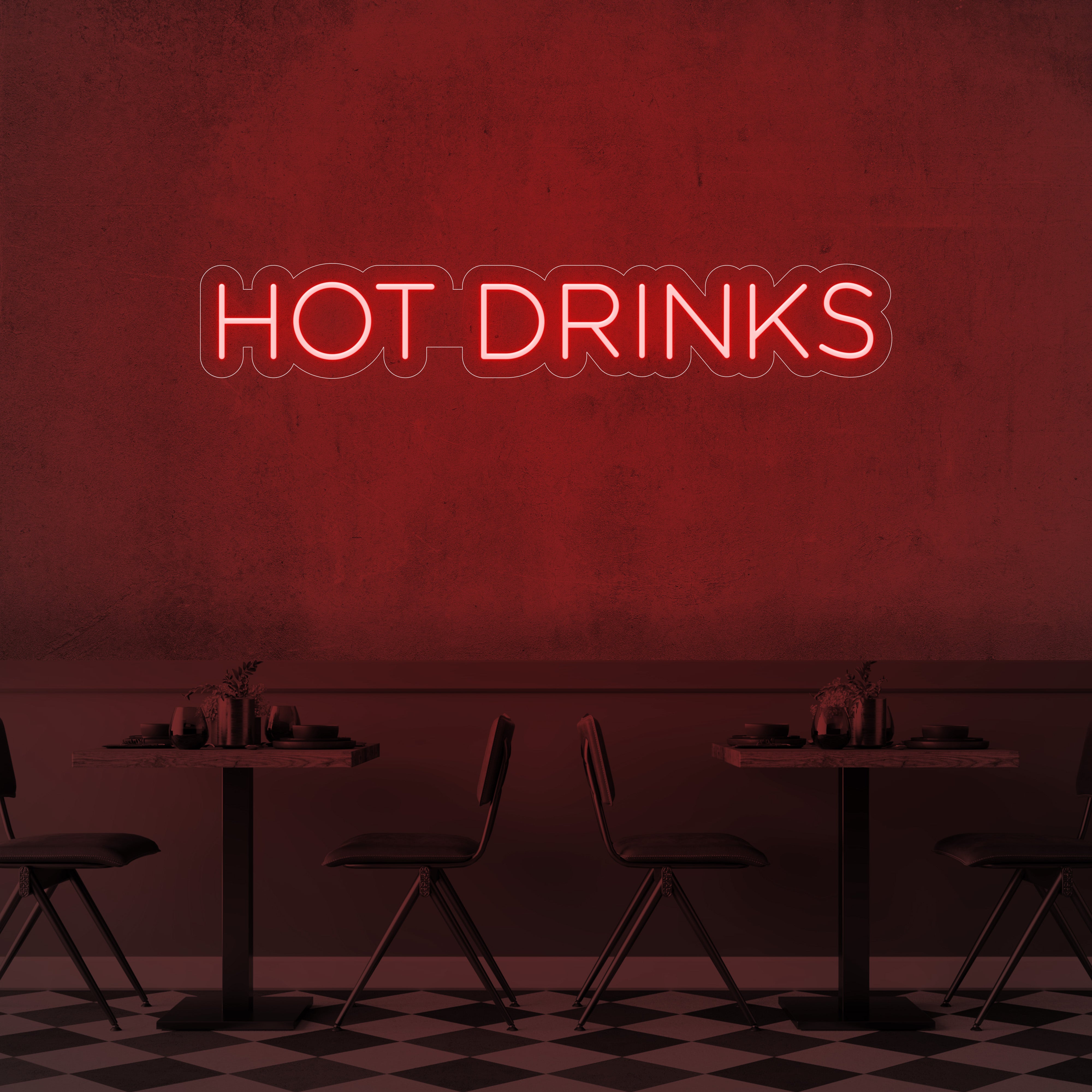 Hot Drinks LED Neon Sign