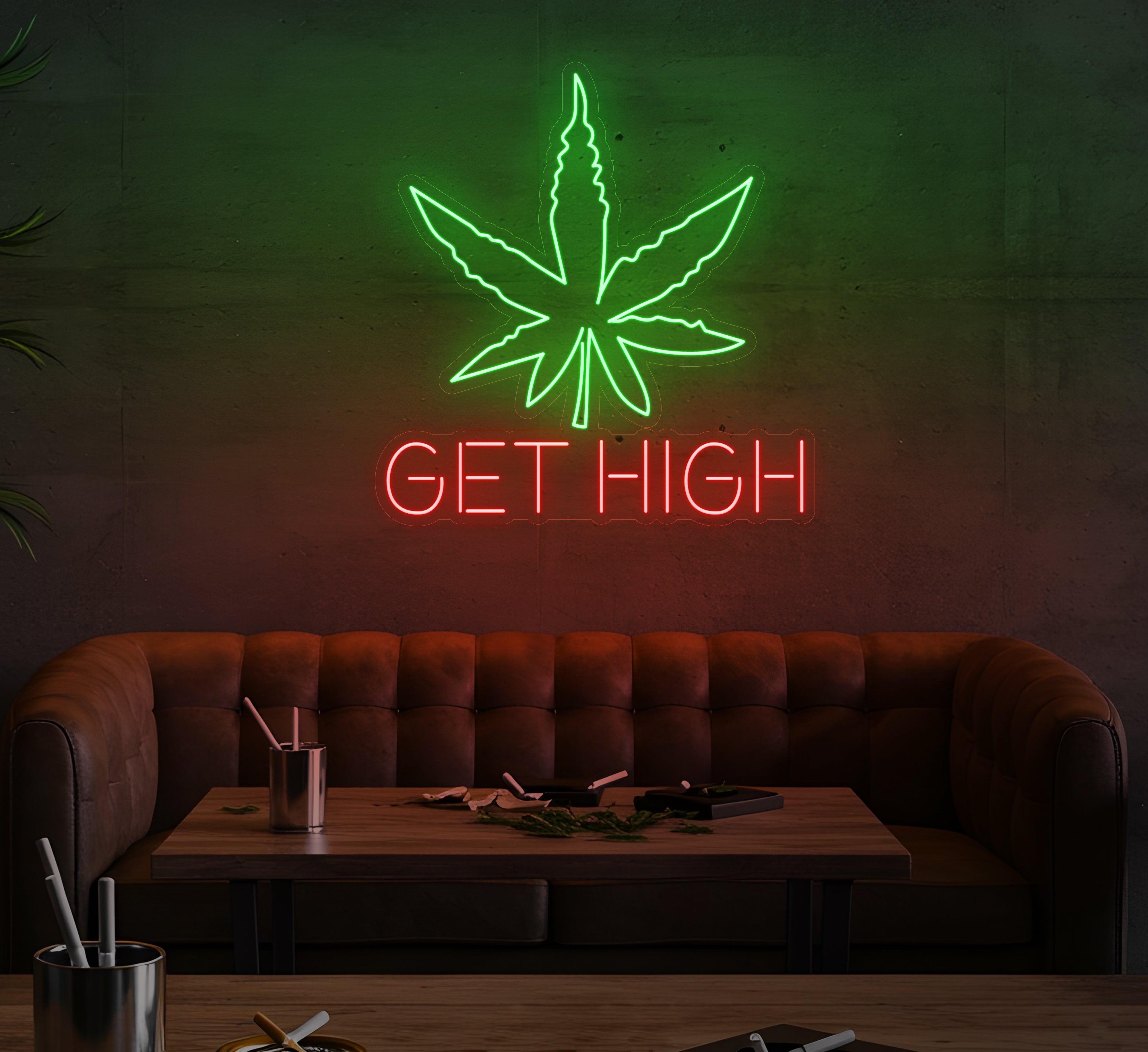 Get High LED Neon Sign
