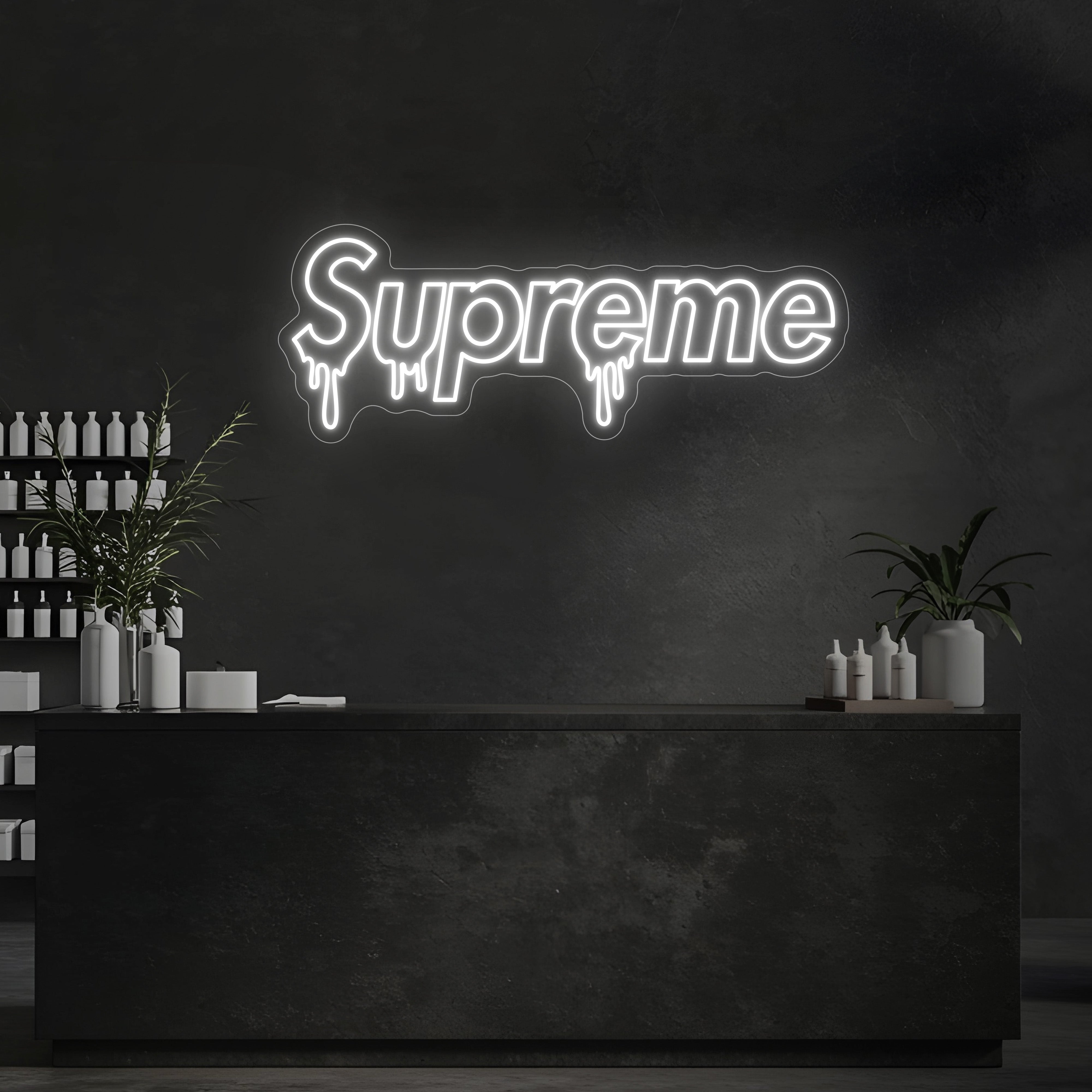 Drip Supreme LED Neon Sign