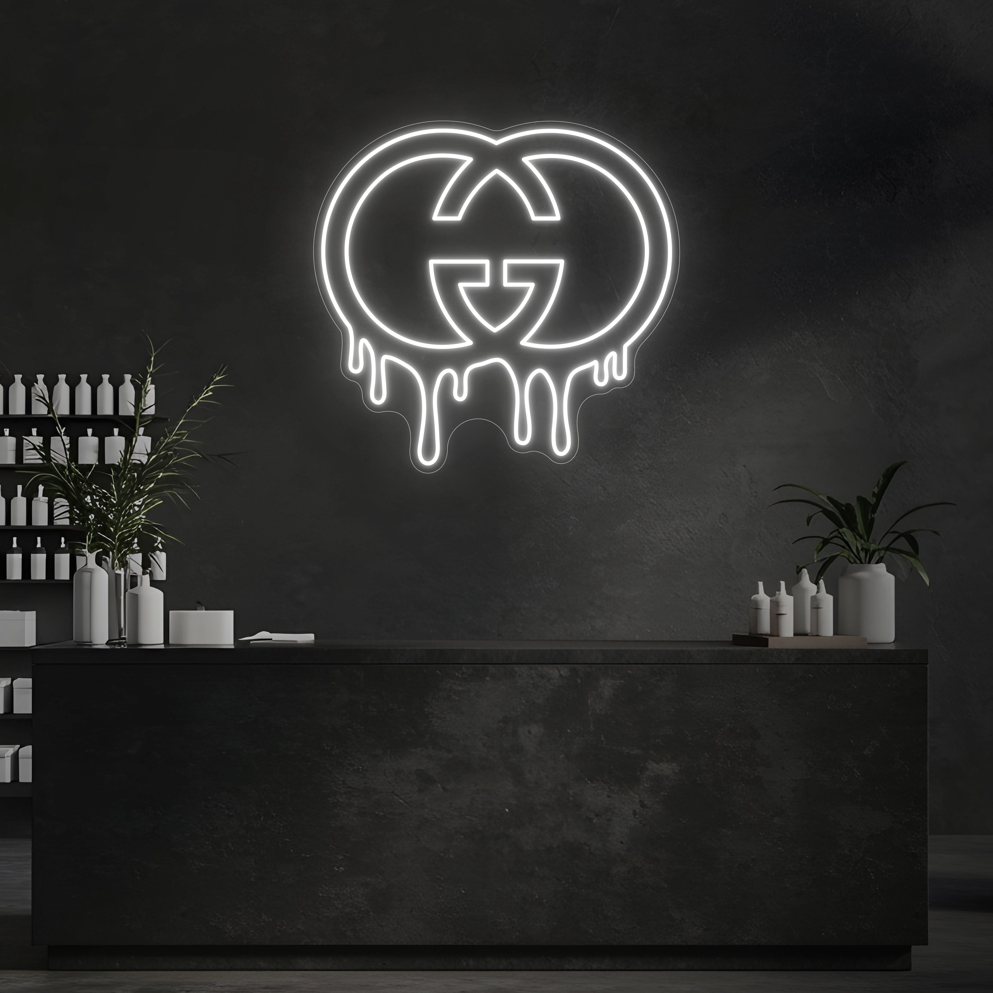 Drip GG LED Neon Sign