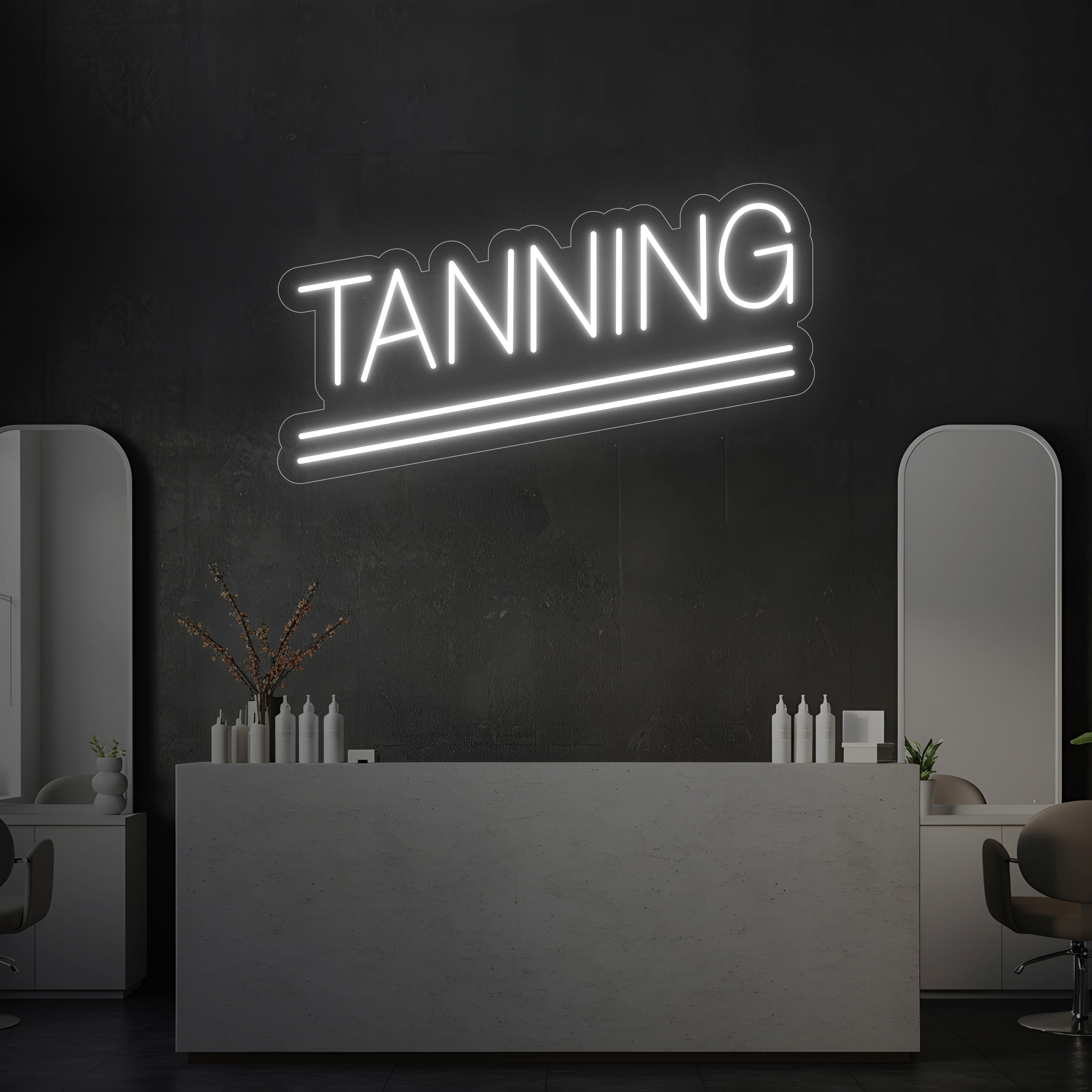 Tanning LED Neon Sign