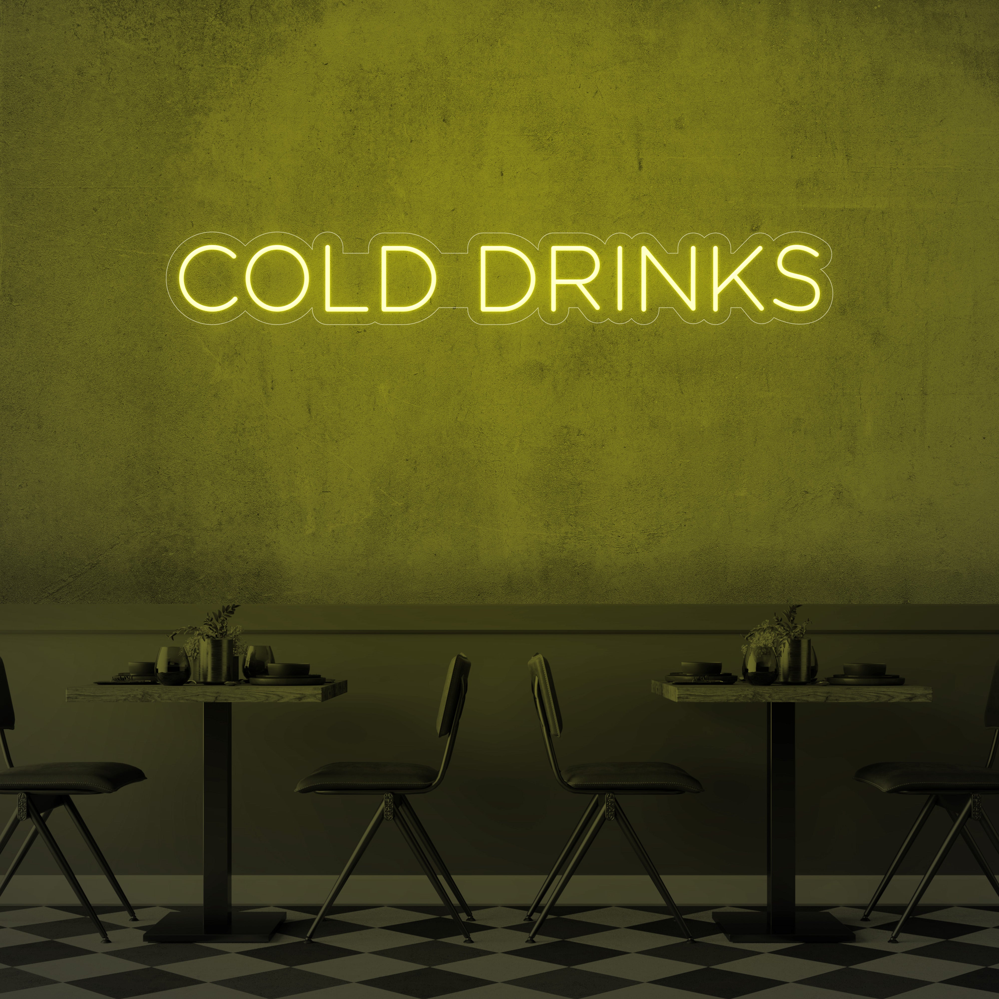 Cold Drinks LED Neon Sign