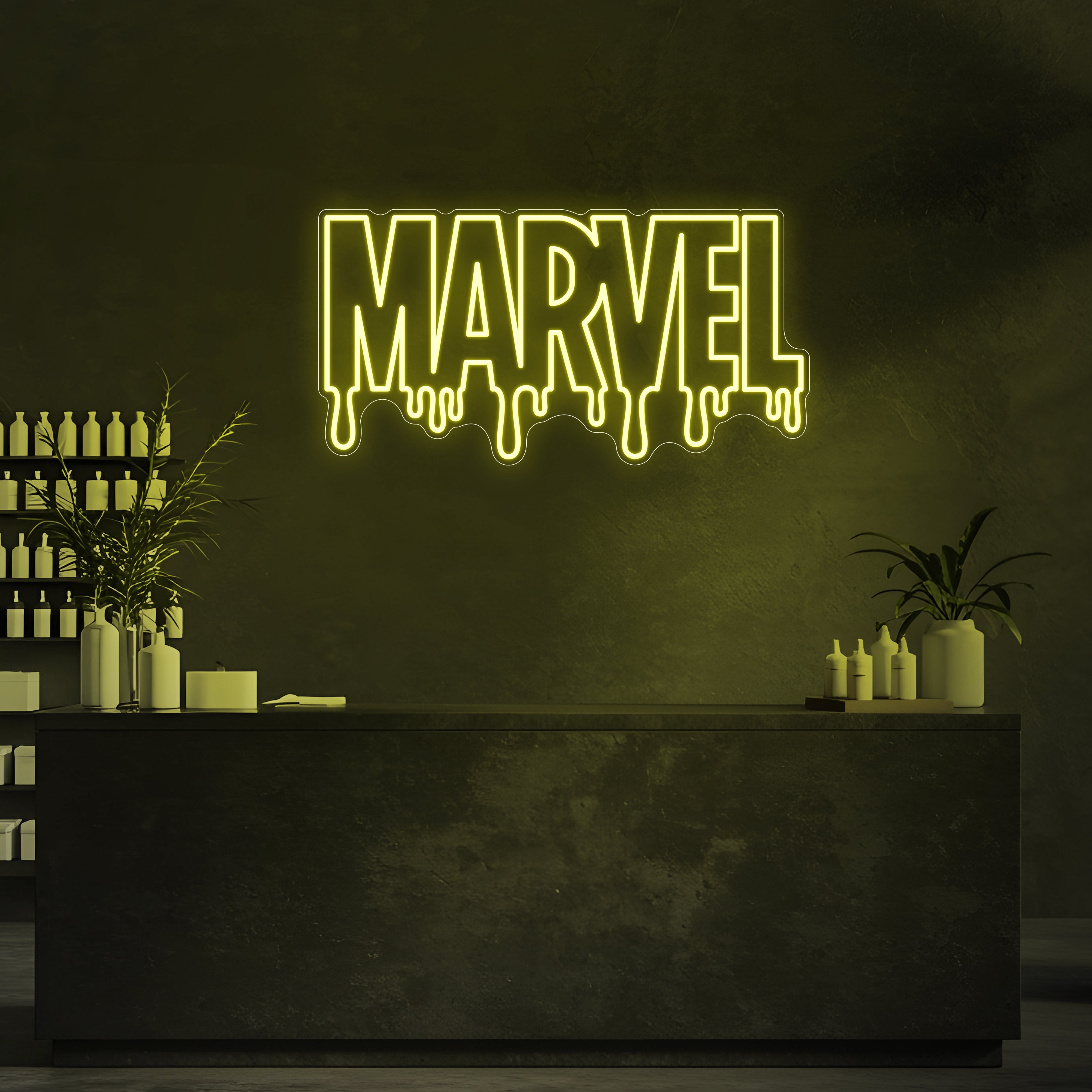 Drip Marvel LED Neon Sign