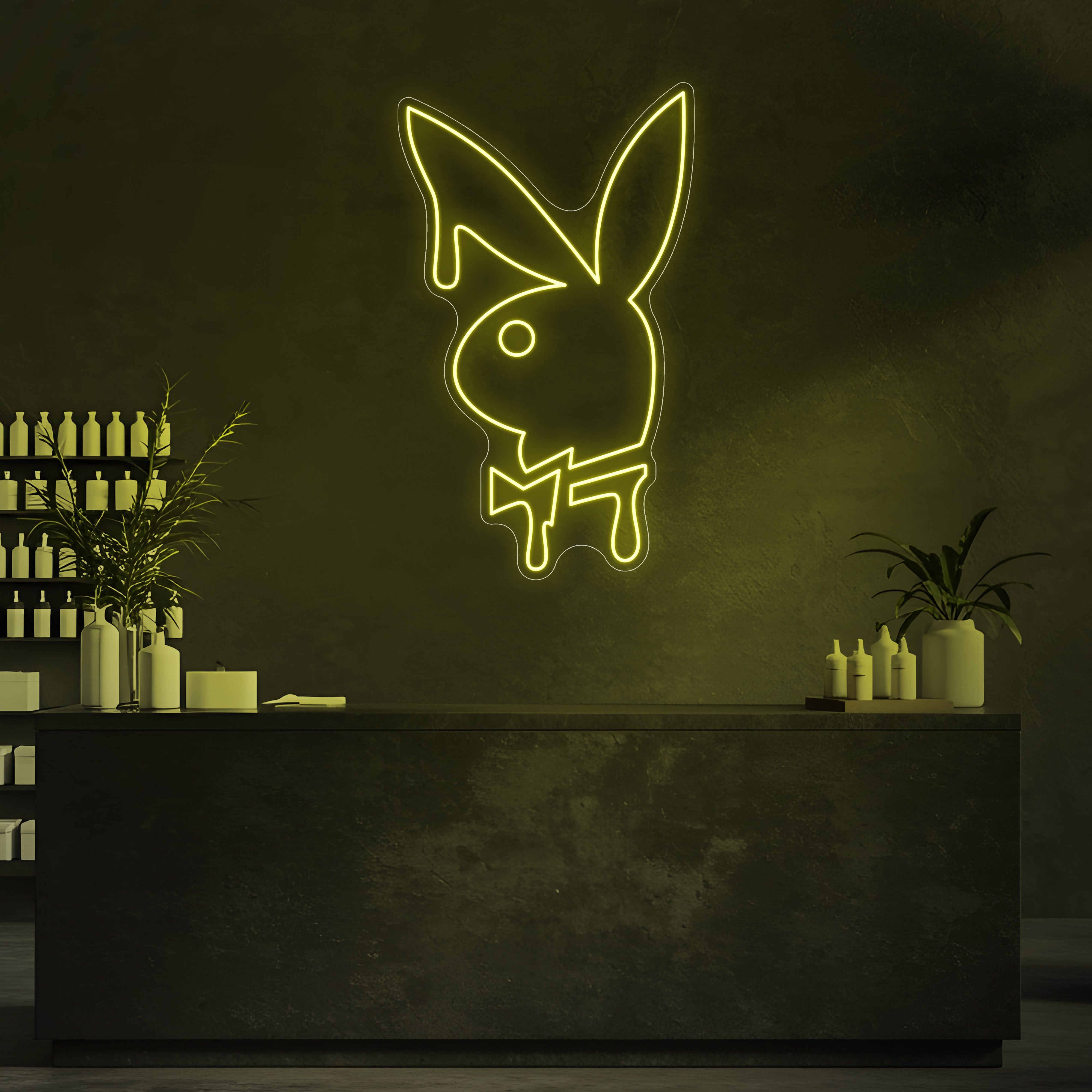 Drip Bunny LED Neon Sign