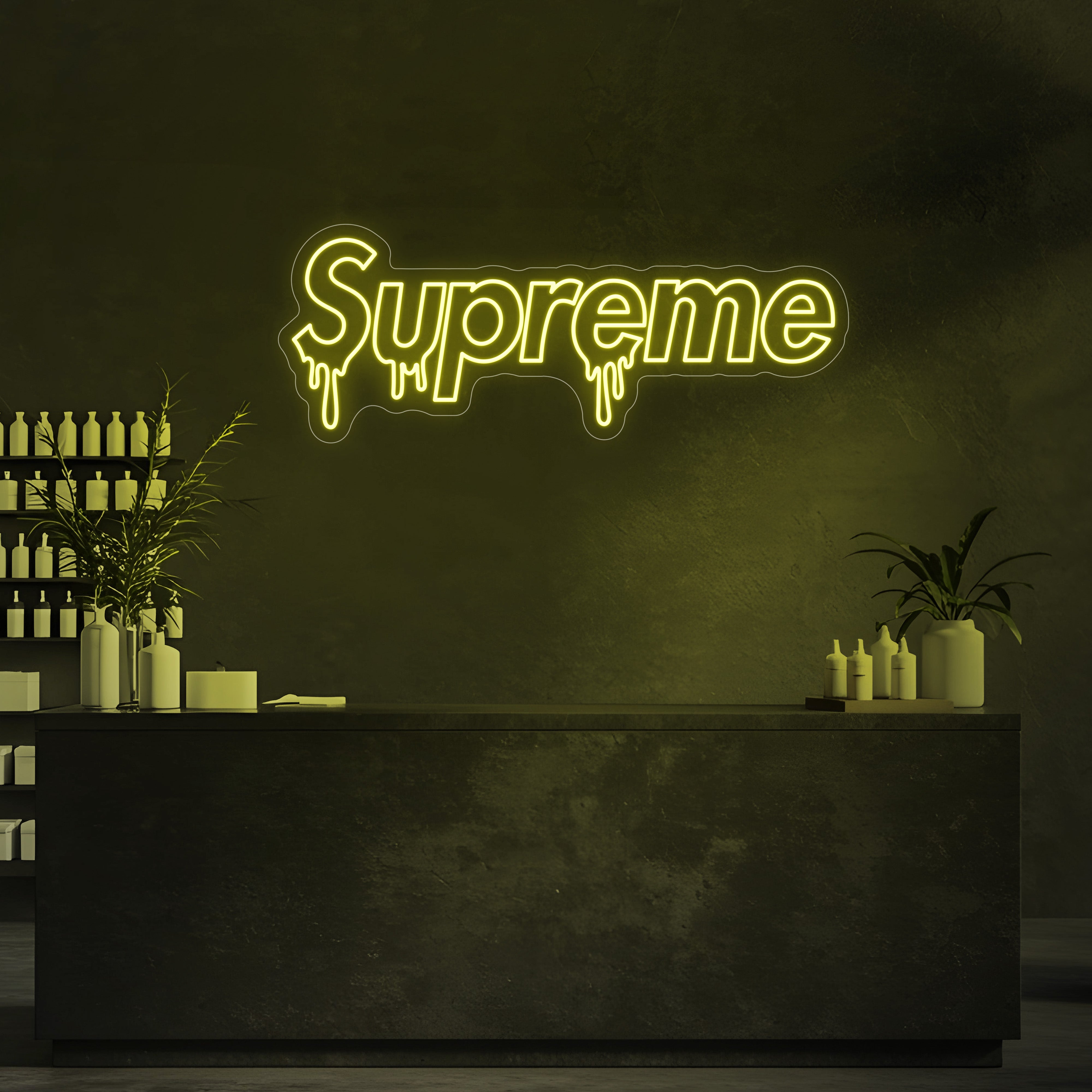 Drip Supreme LED Neon Sign
