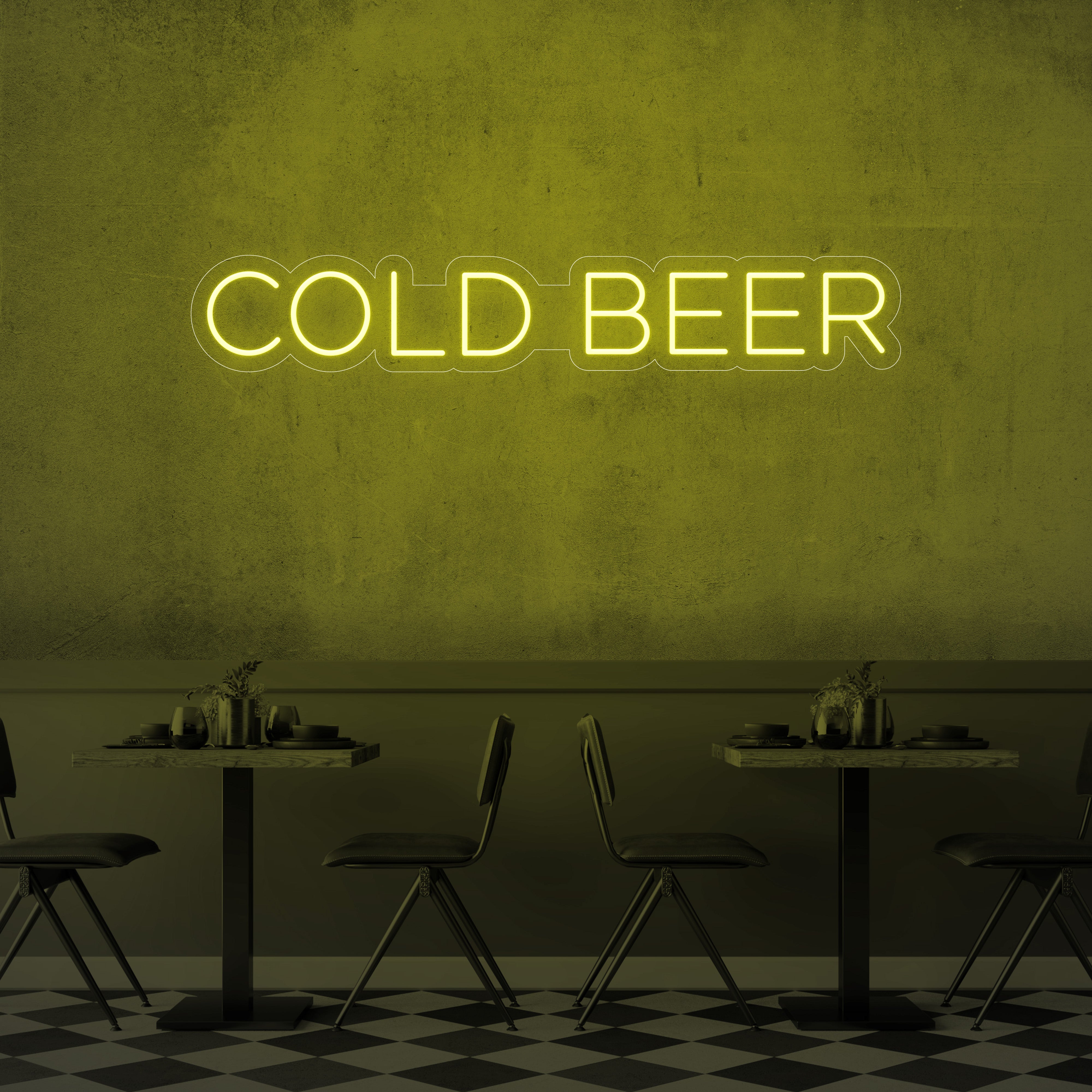 Cold Beer LED Neon Sign