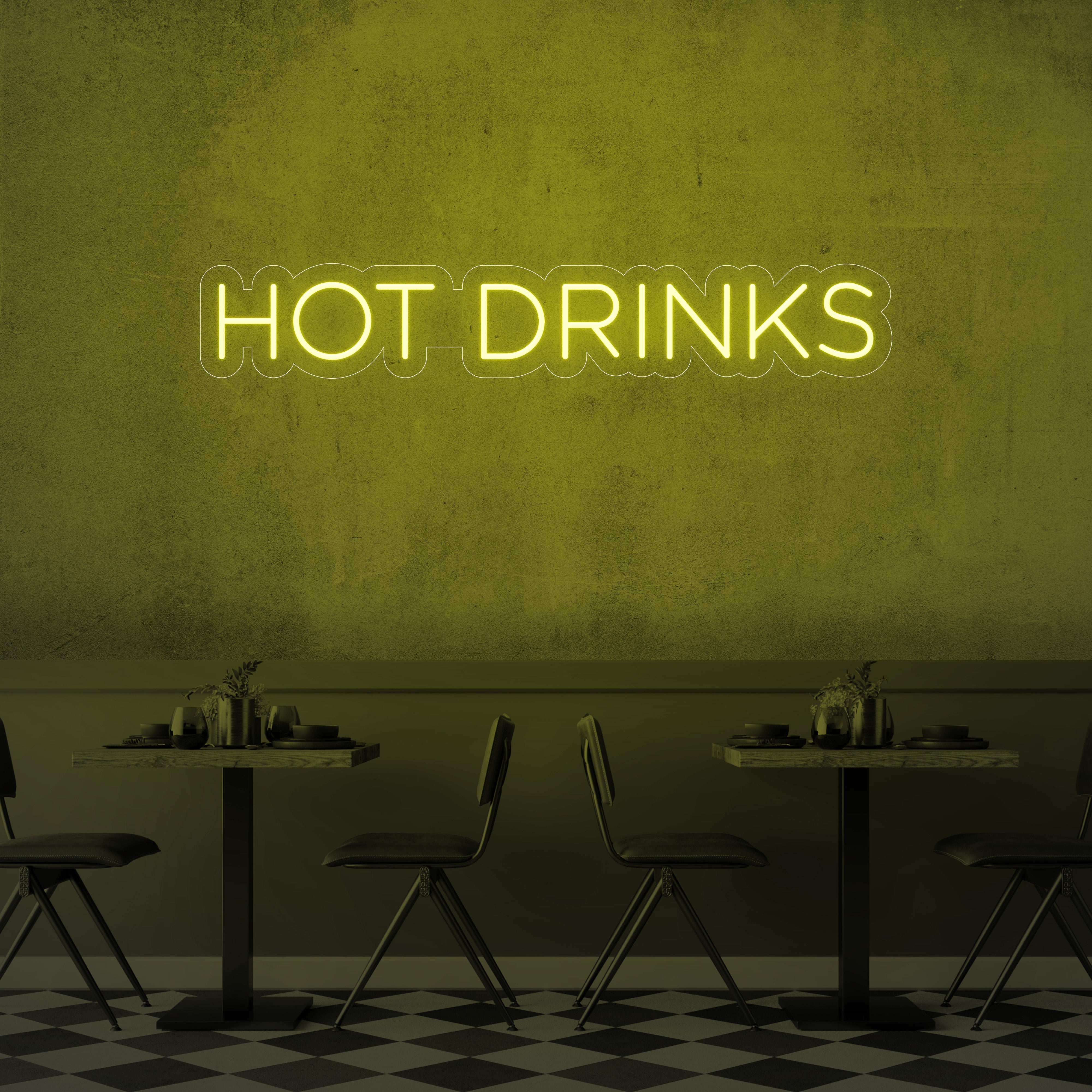 Hot Drinks LED Neon Sign