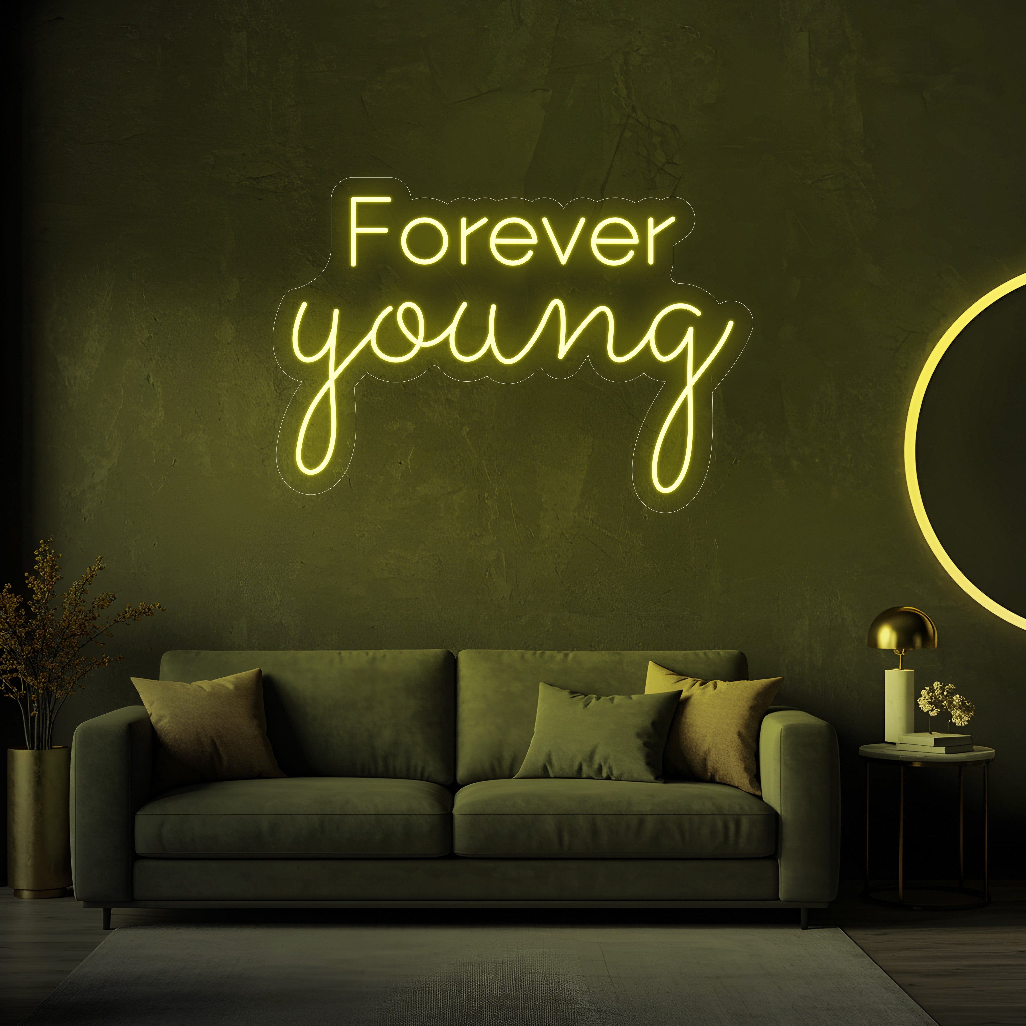 Forever Young LED Neon Sign
