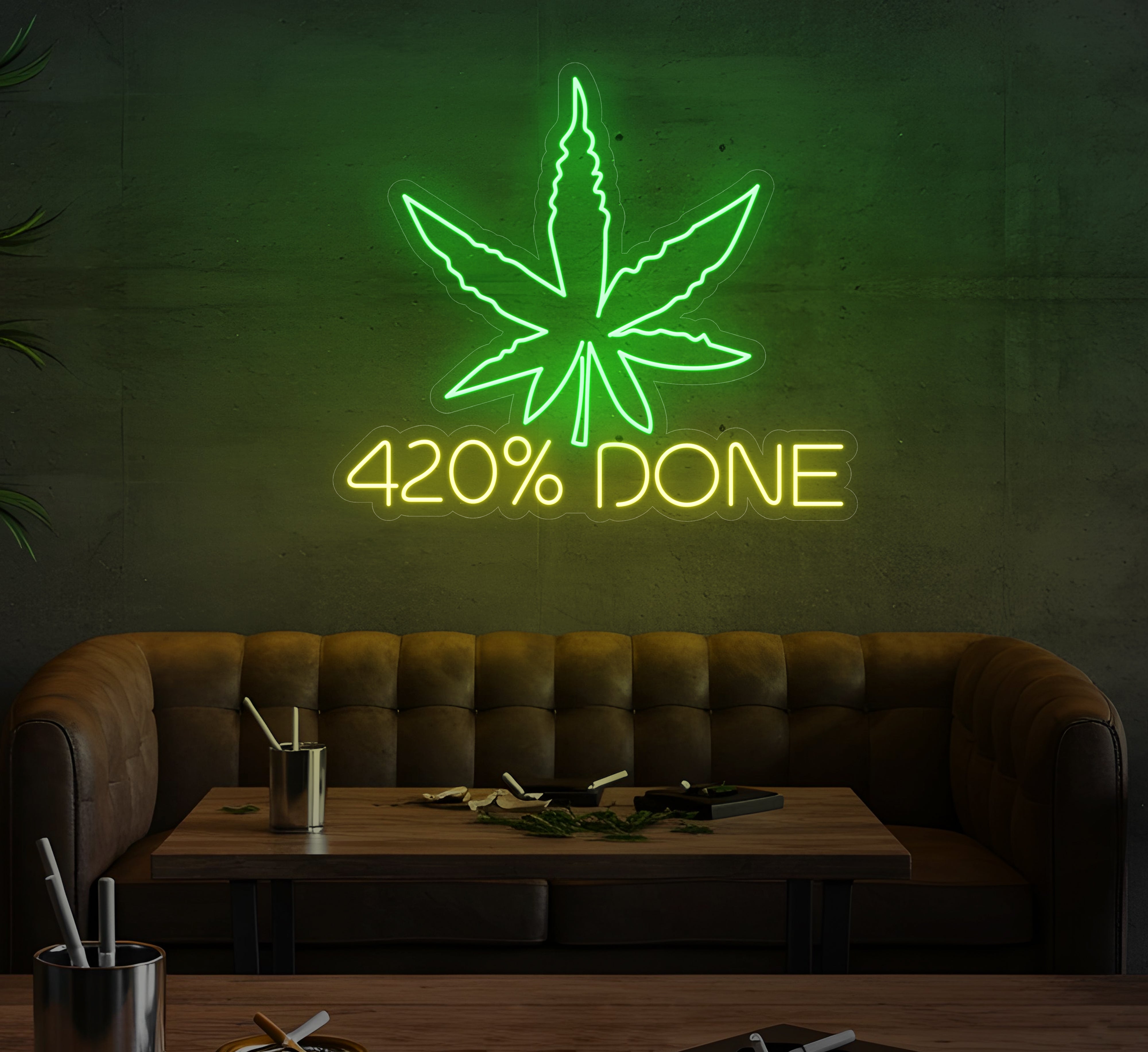 420% Done LED Neon Sign