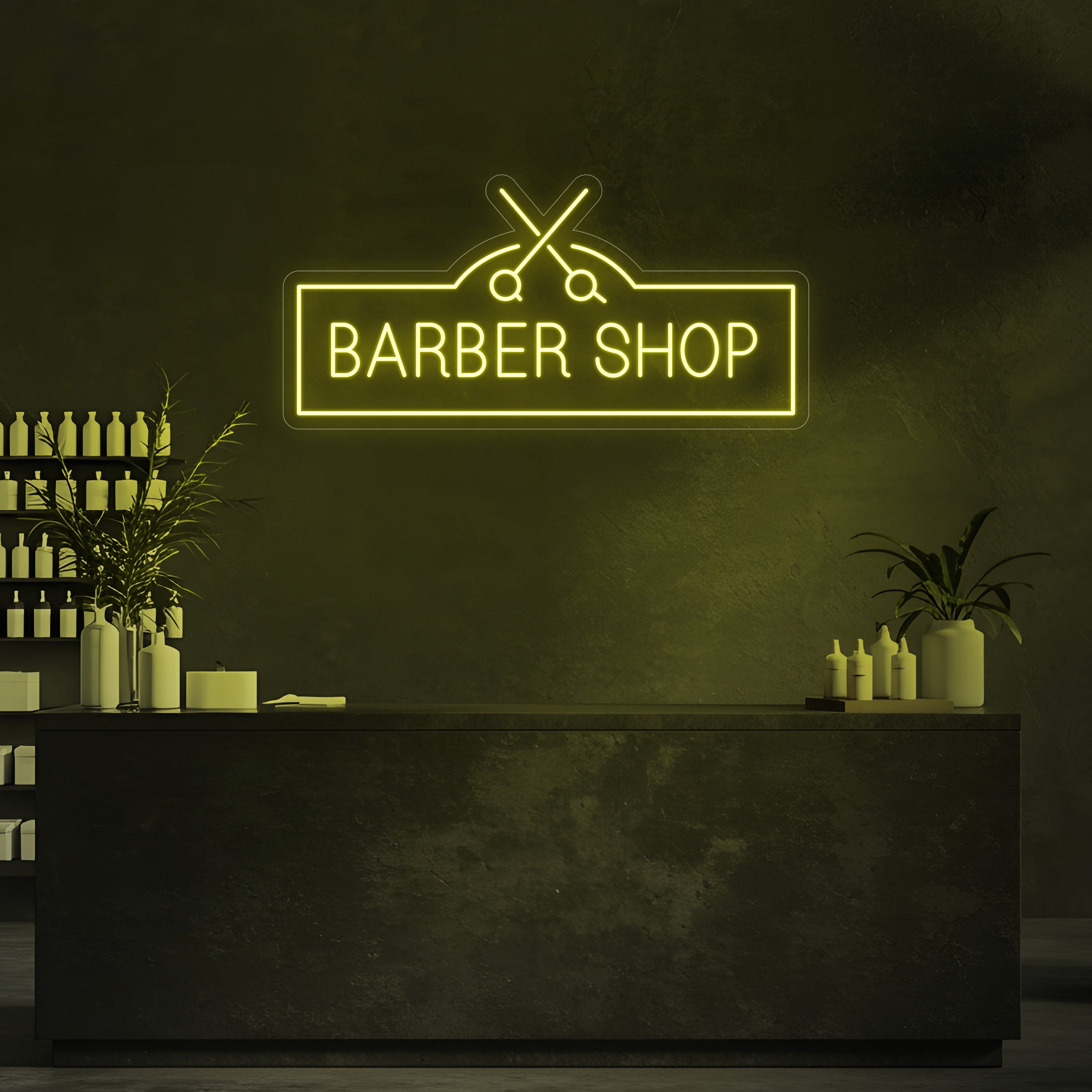 Barber Shop LED Neon Sign