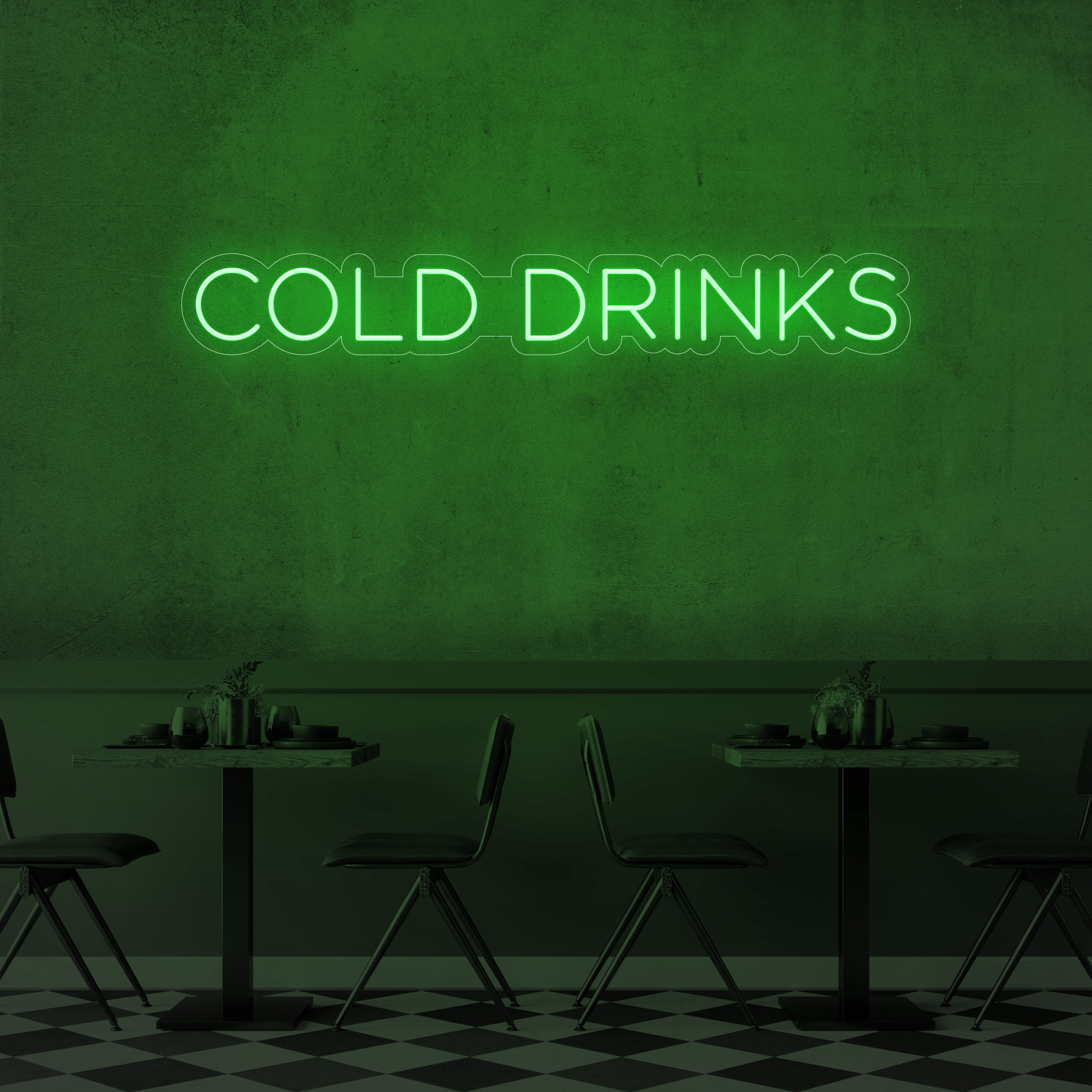 Cold Drinks LED Neon Sign