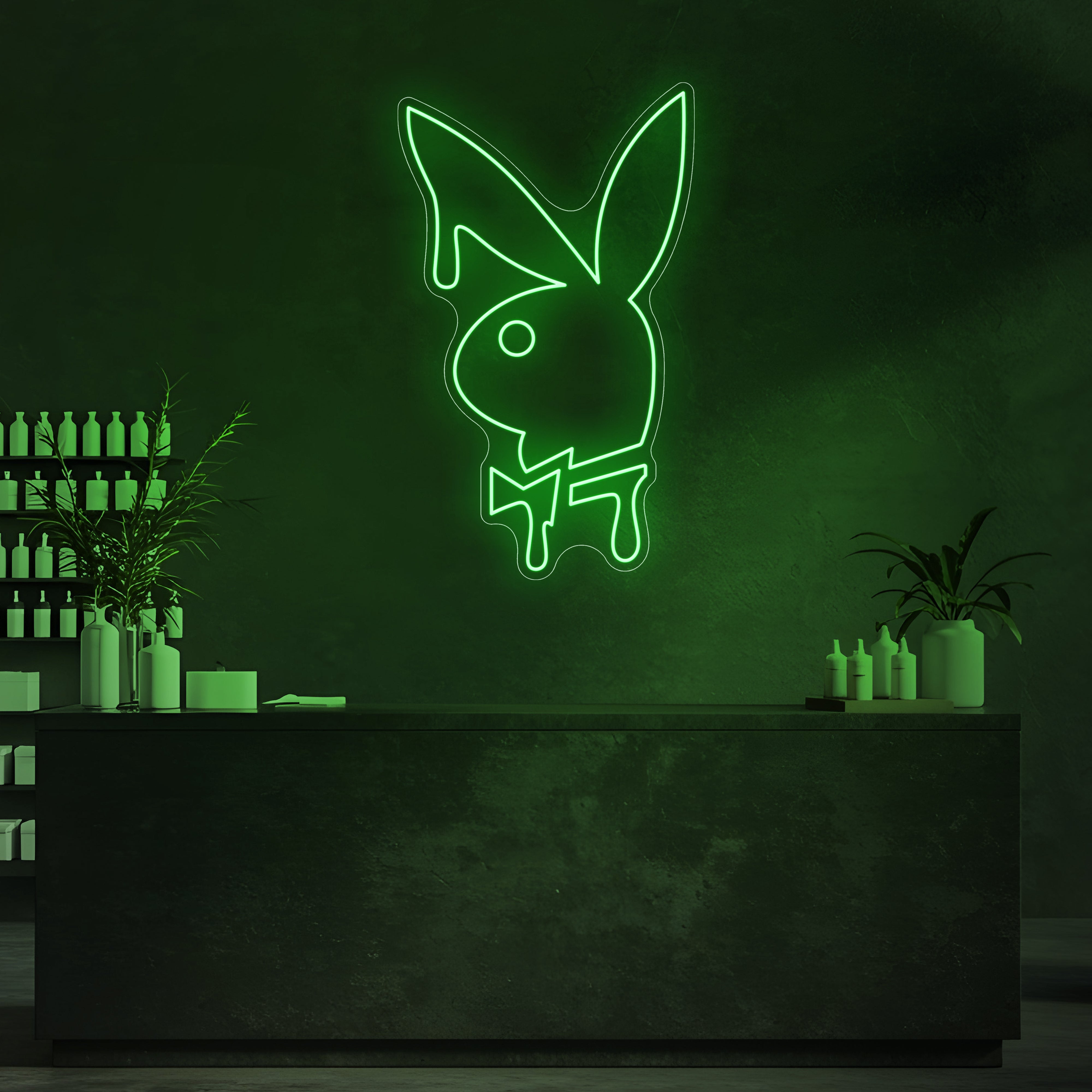 Drip Bunny LED Neon Sign