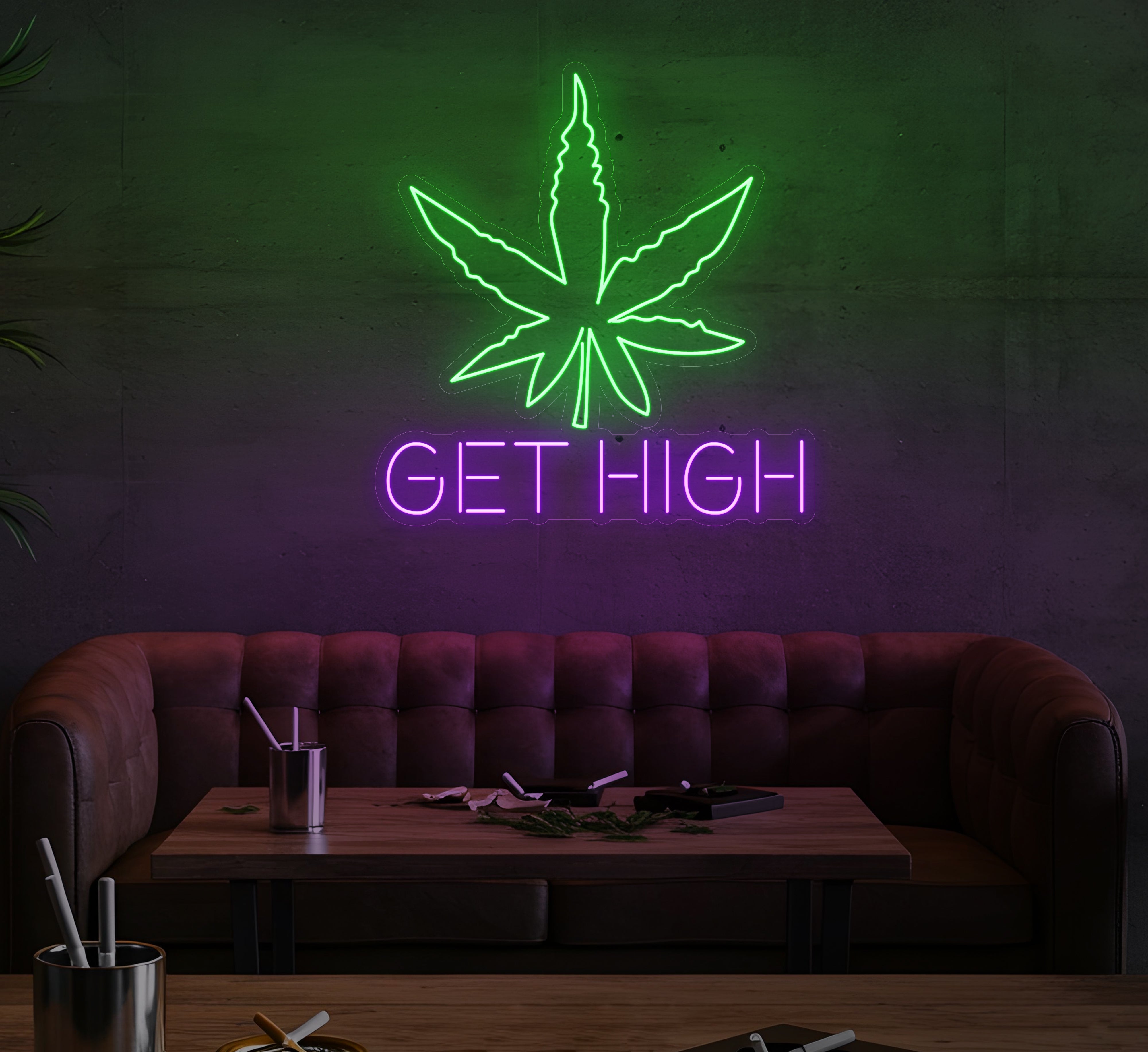 Get High LED Neon Sign