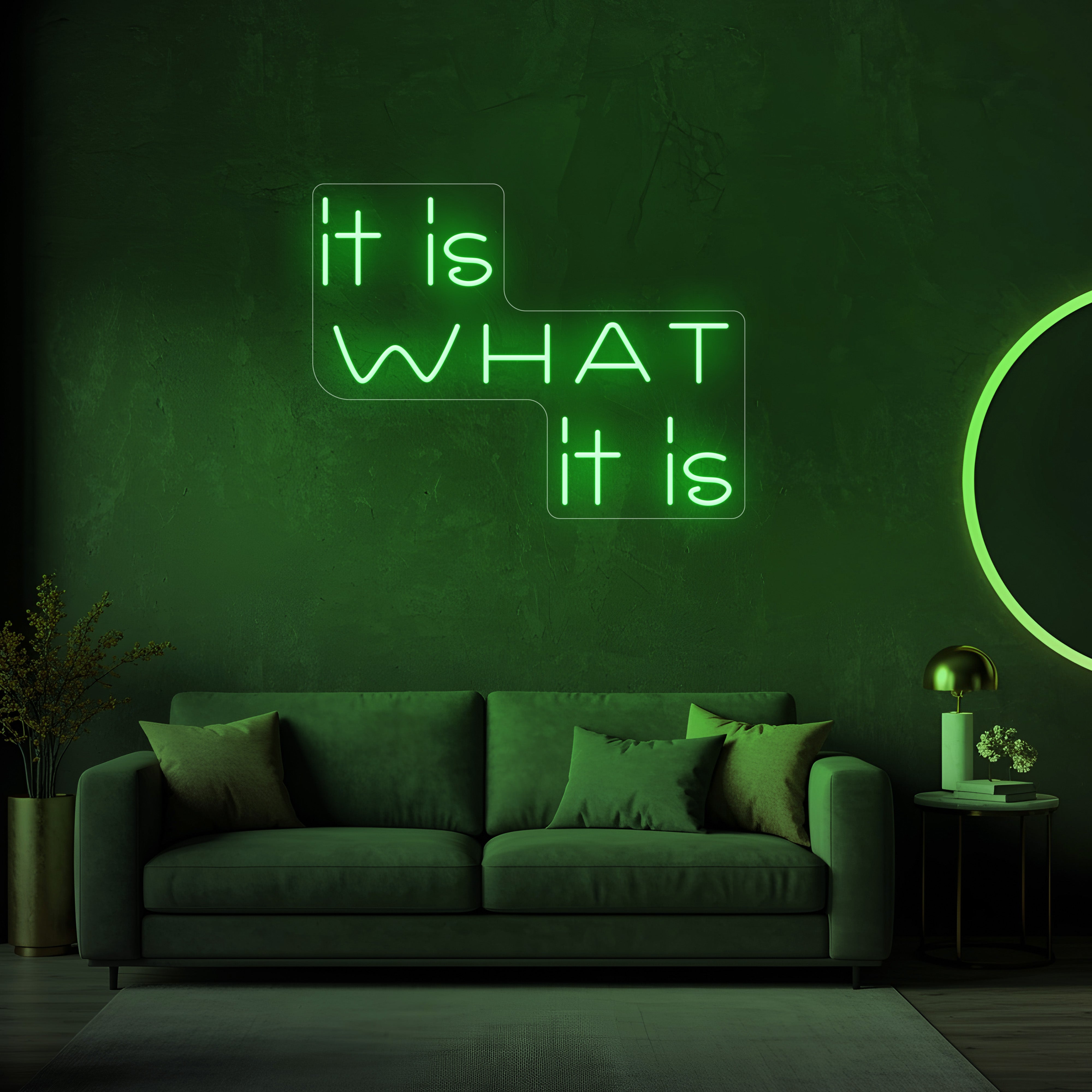 It Is What It Is LED Neon Sign