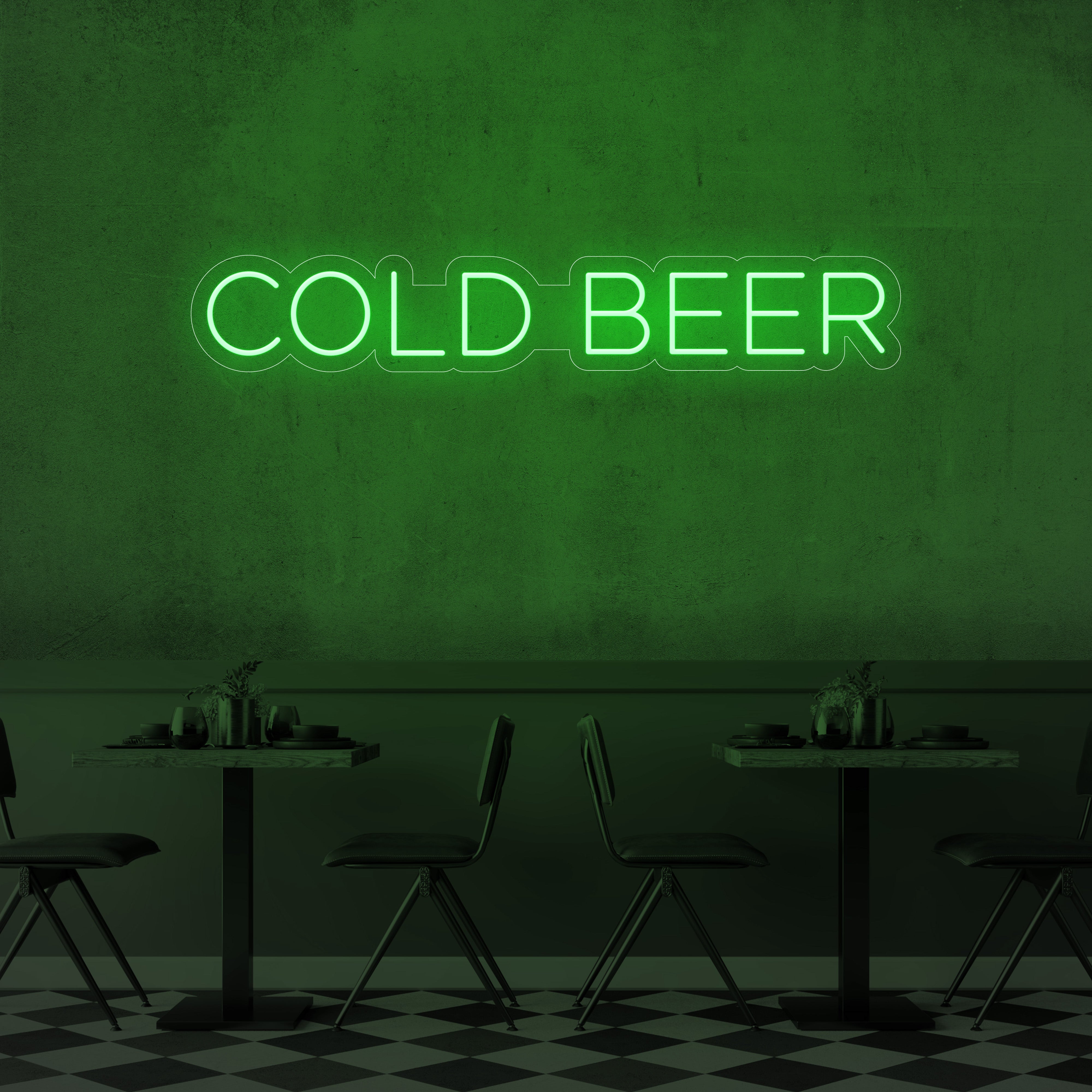 Cold Beer LED Neon Sign