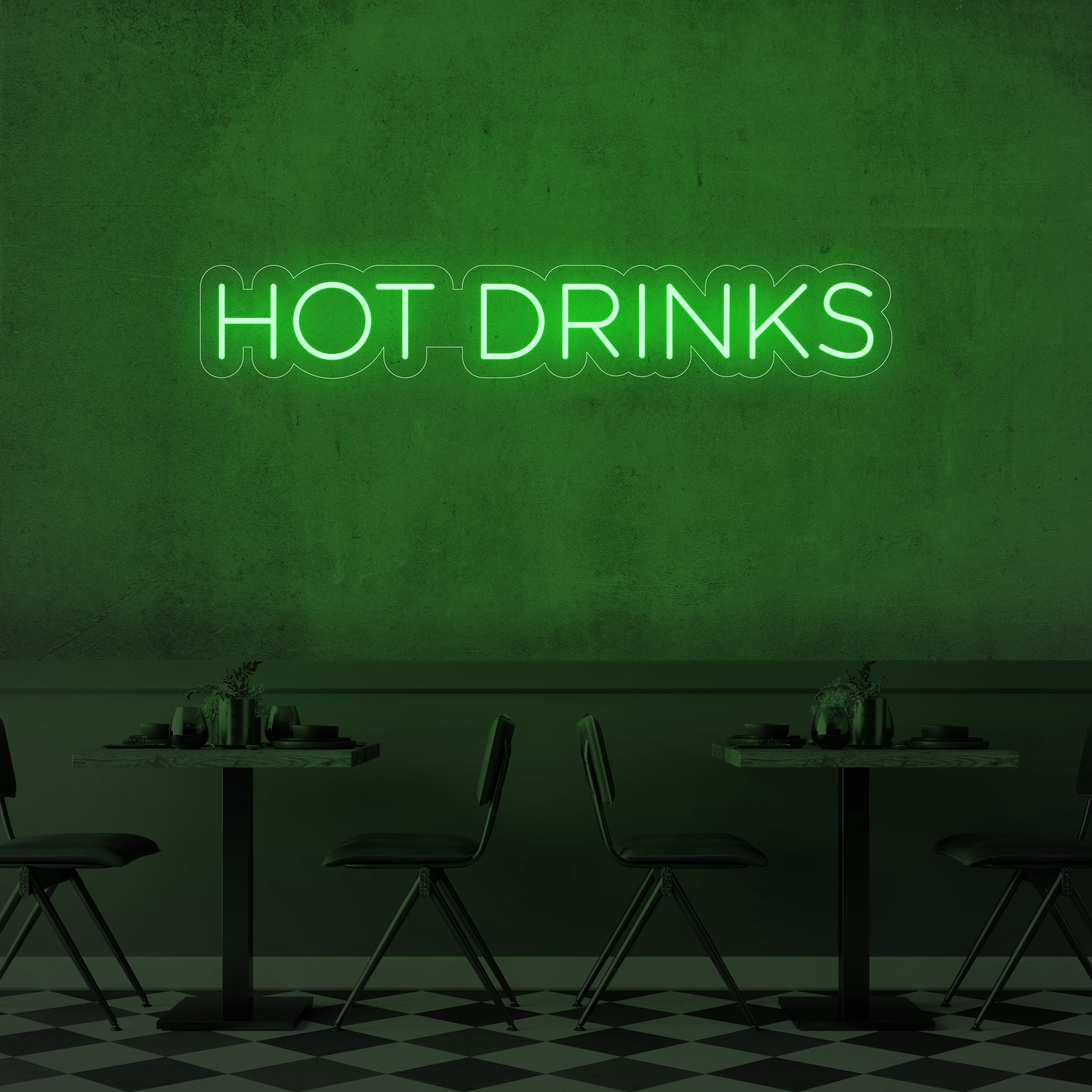 Hot Drinks LED Neon Sign
