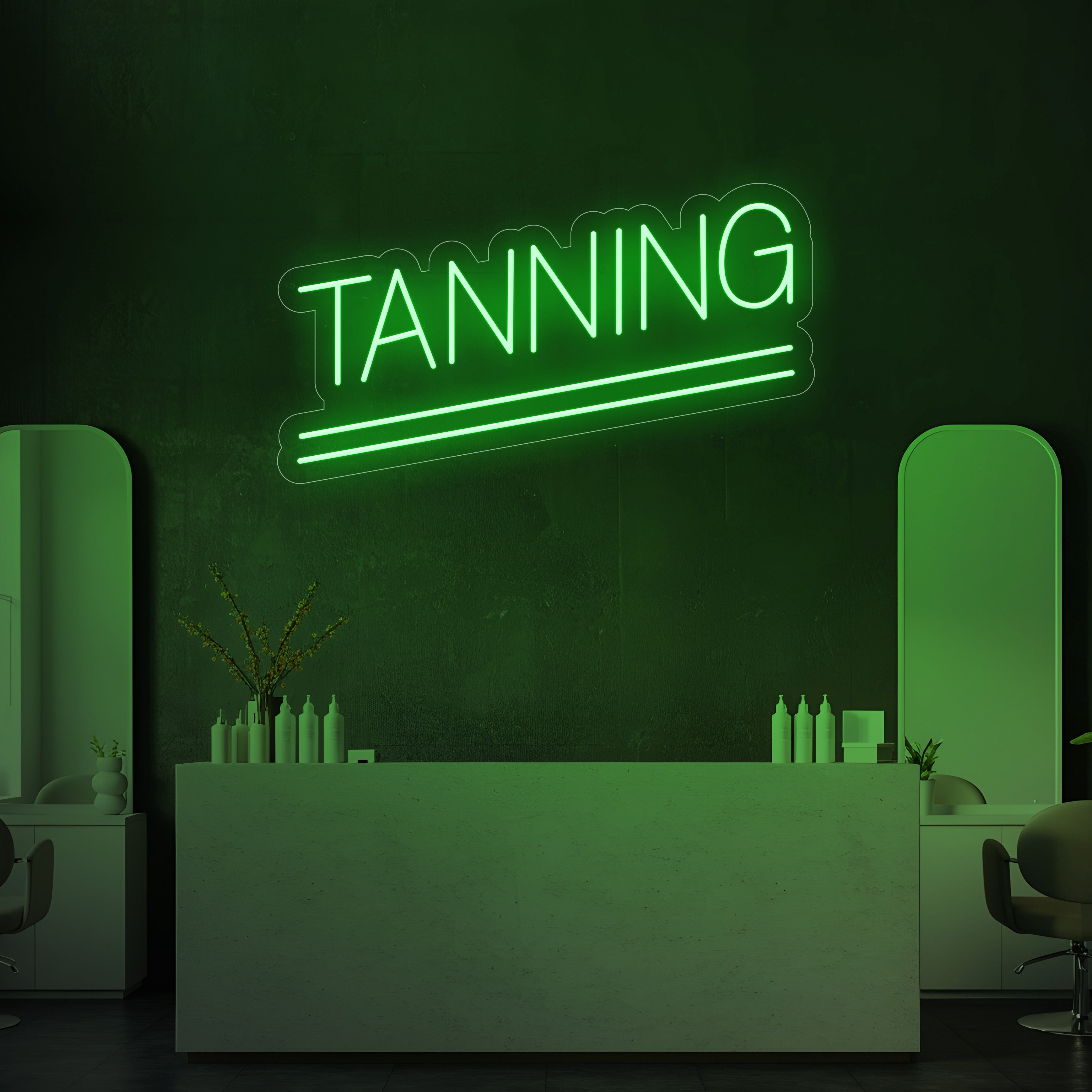 Tanning LED Neon Sign