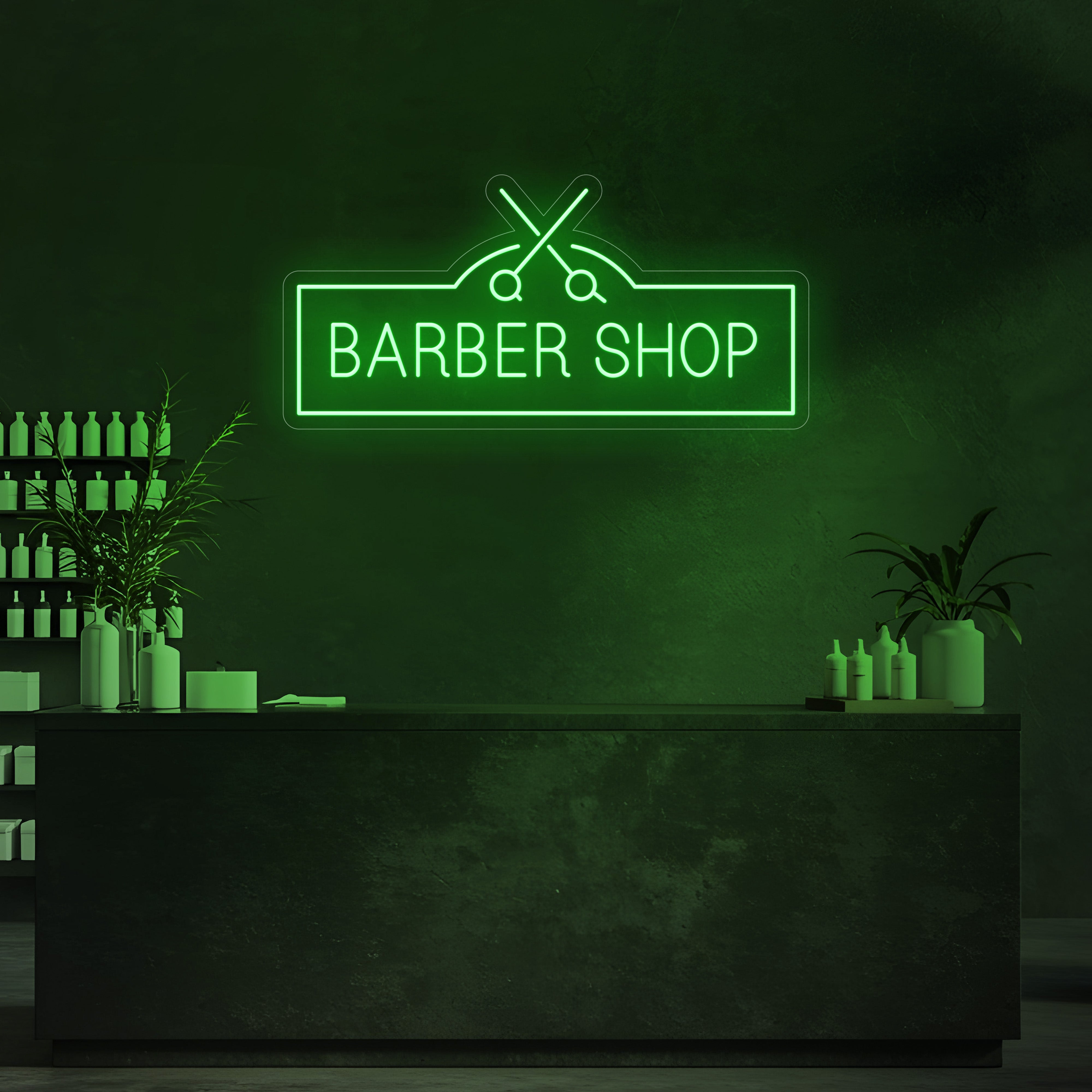 Barber Shop LED Neon Sign