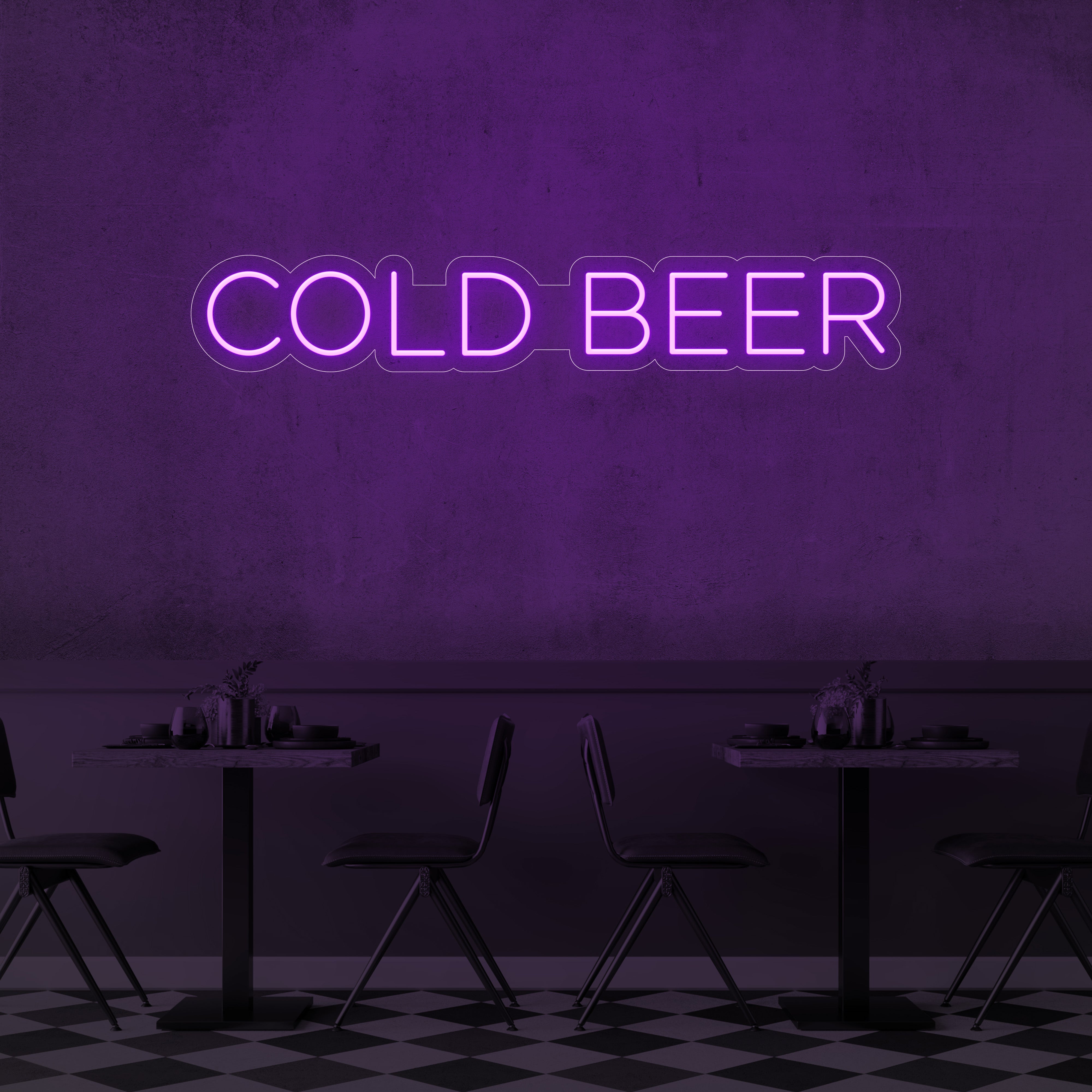 Cold Beer LED Neon Sign