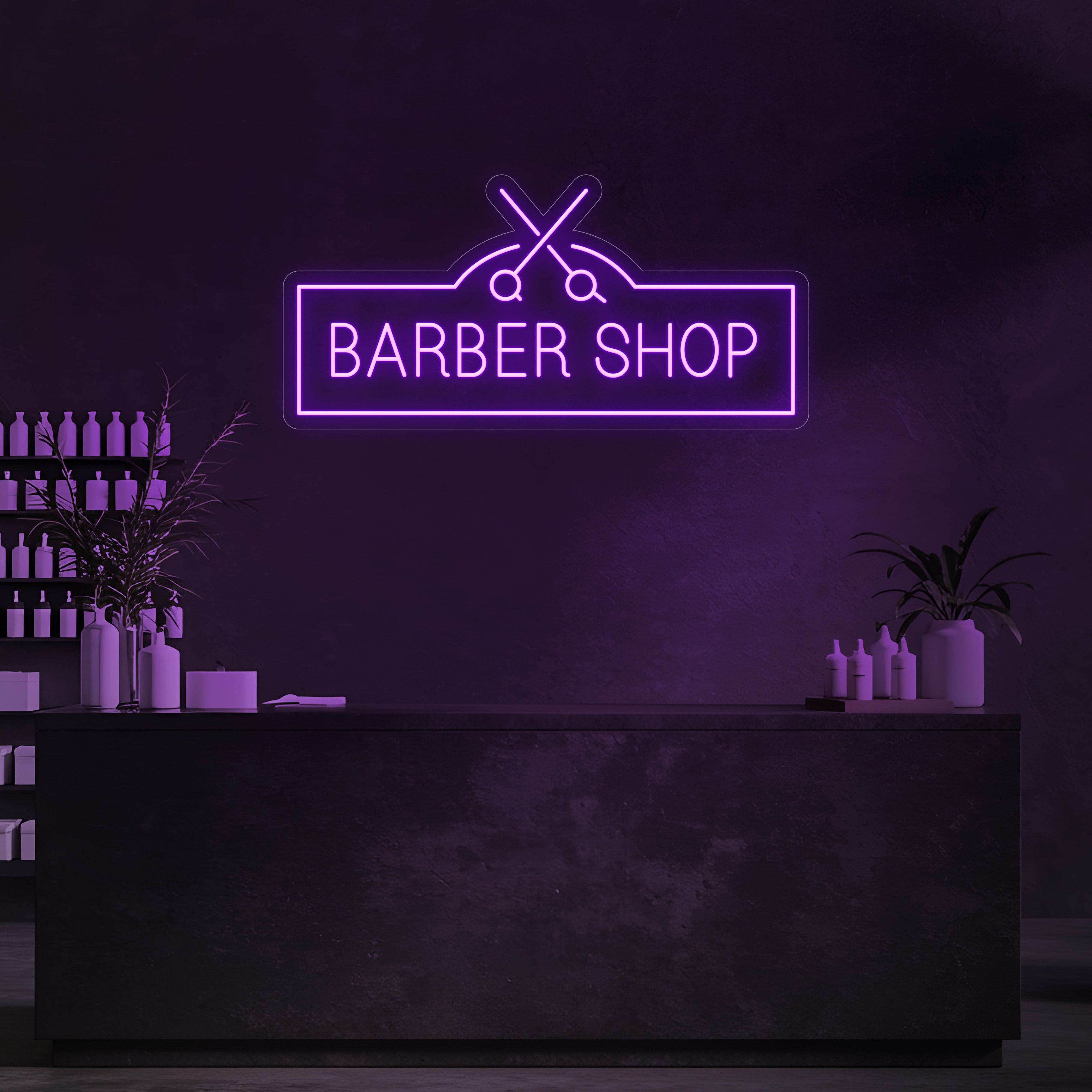Barber Shop LED Neon Sign