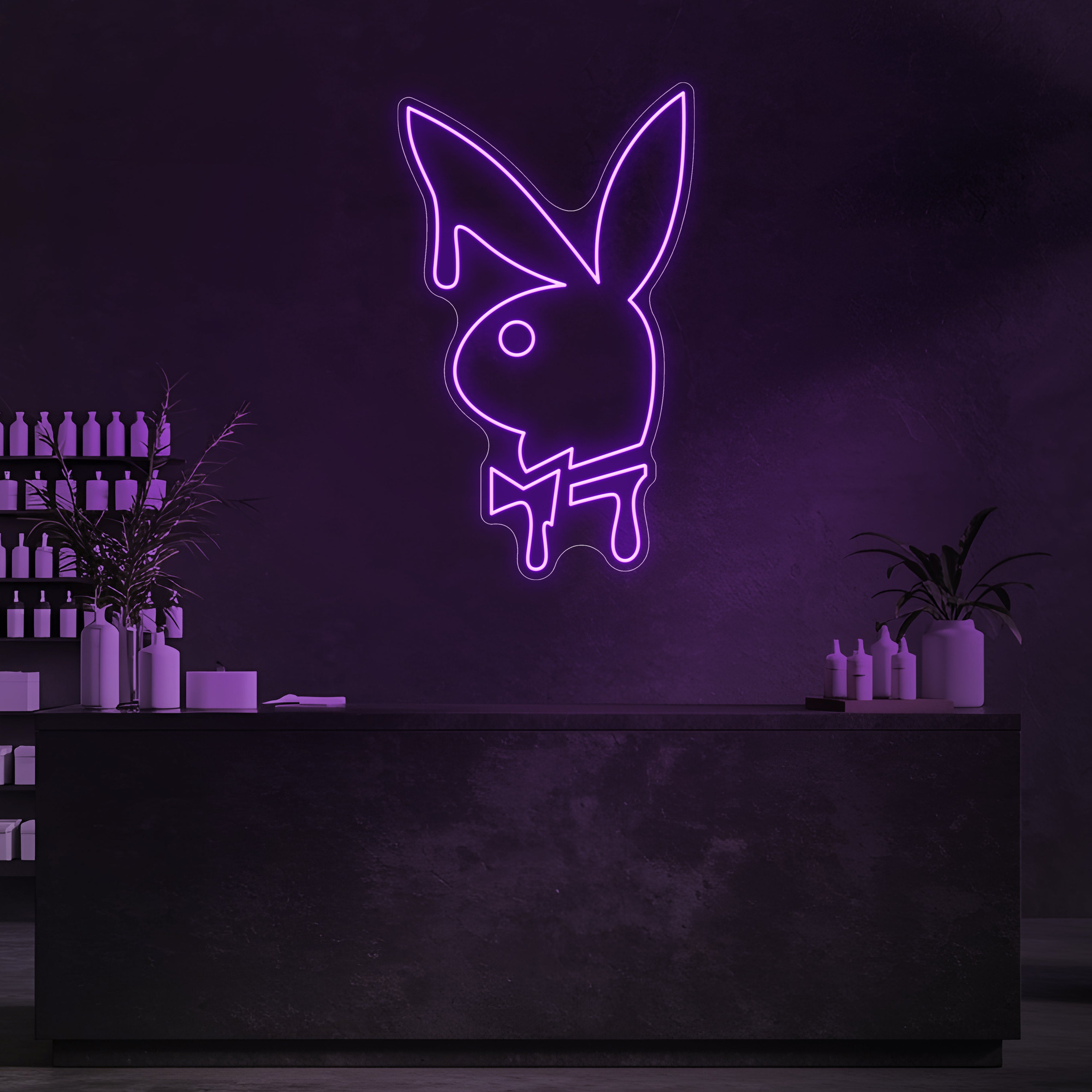 Drip Bunny LED Neon Sign