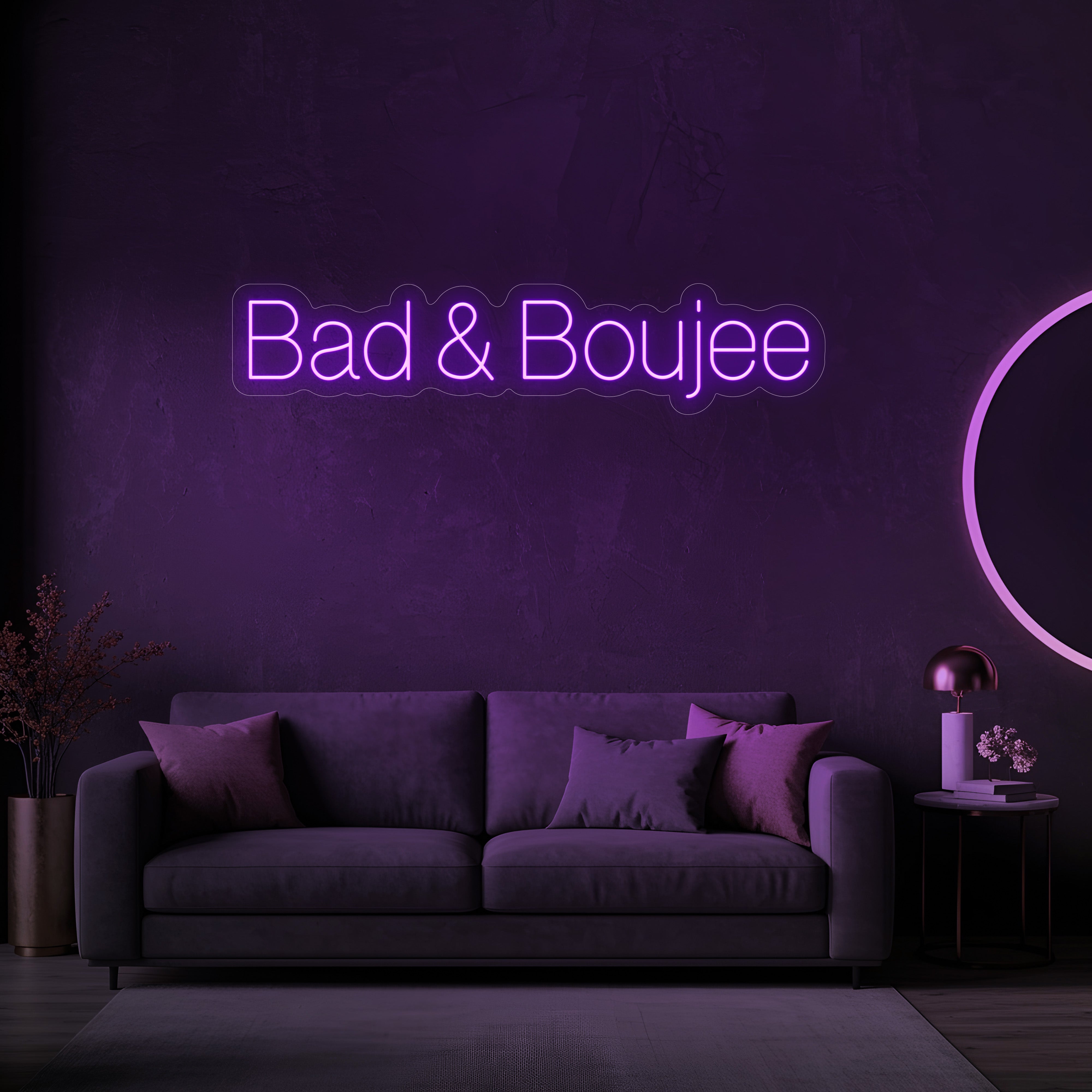 Bad & Boujee LED Neon Sign
