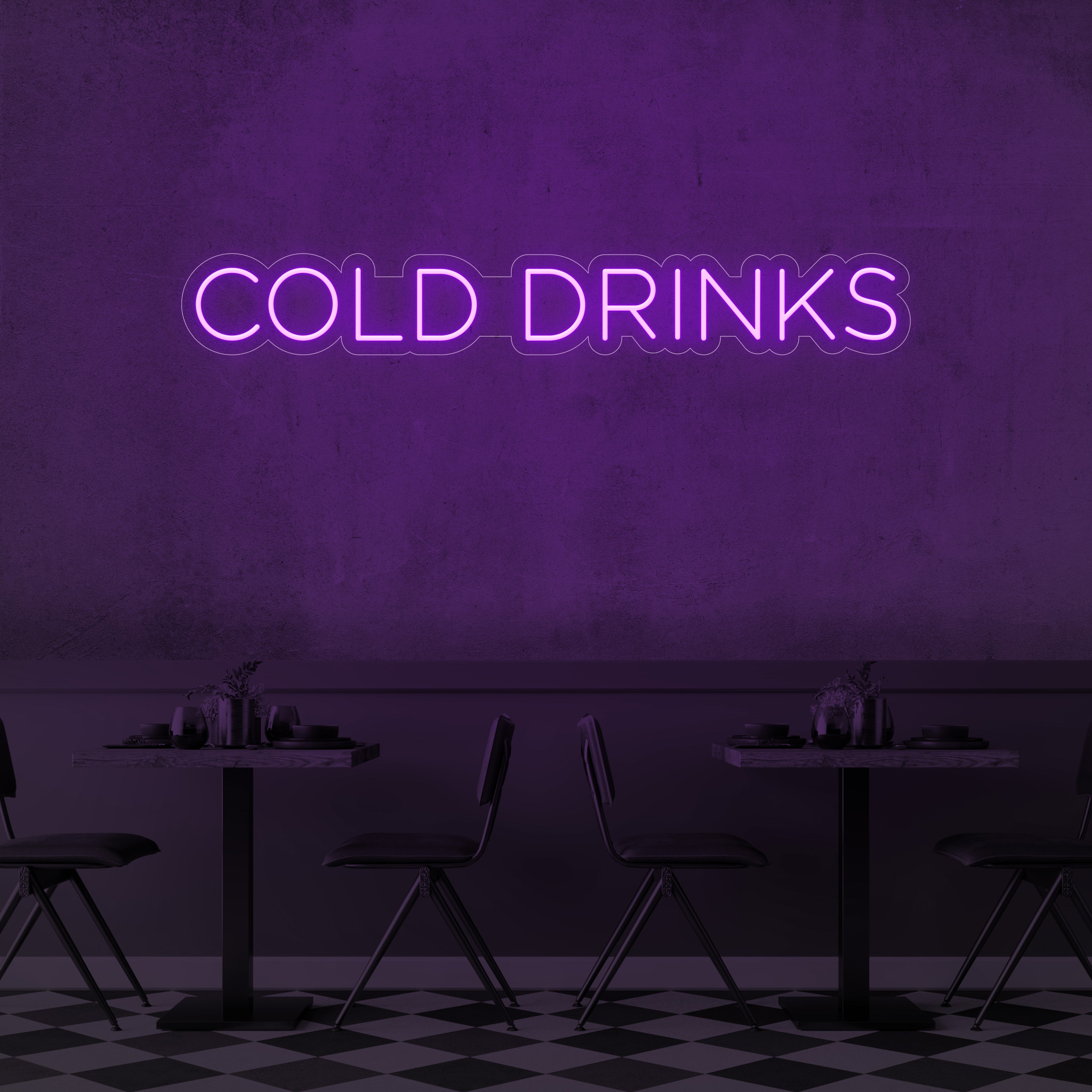 Cold Drinks LED Neon Sign