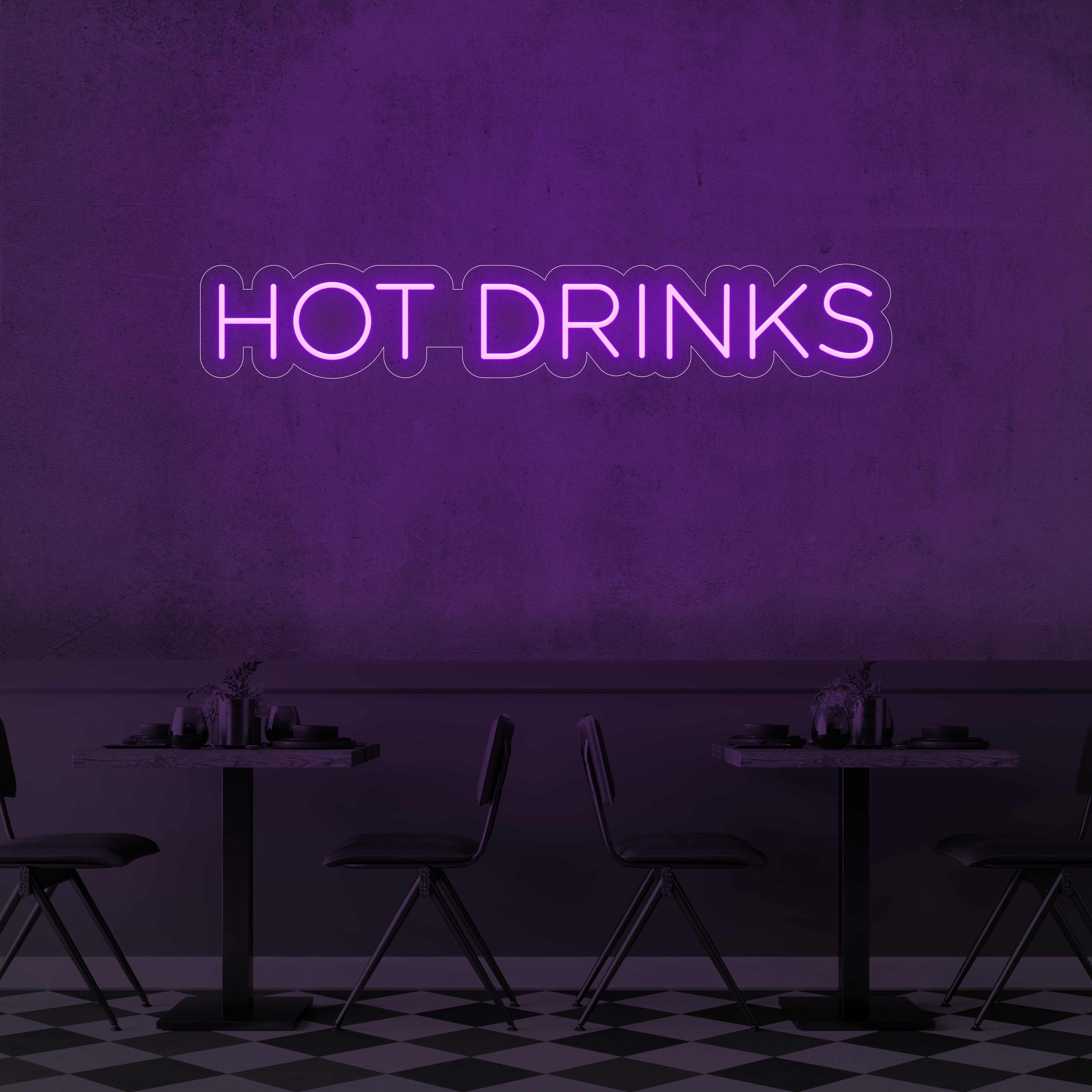 Hot Drinks LED Neon Sign