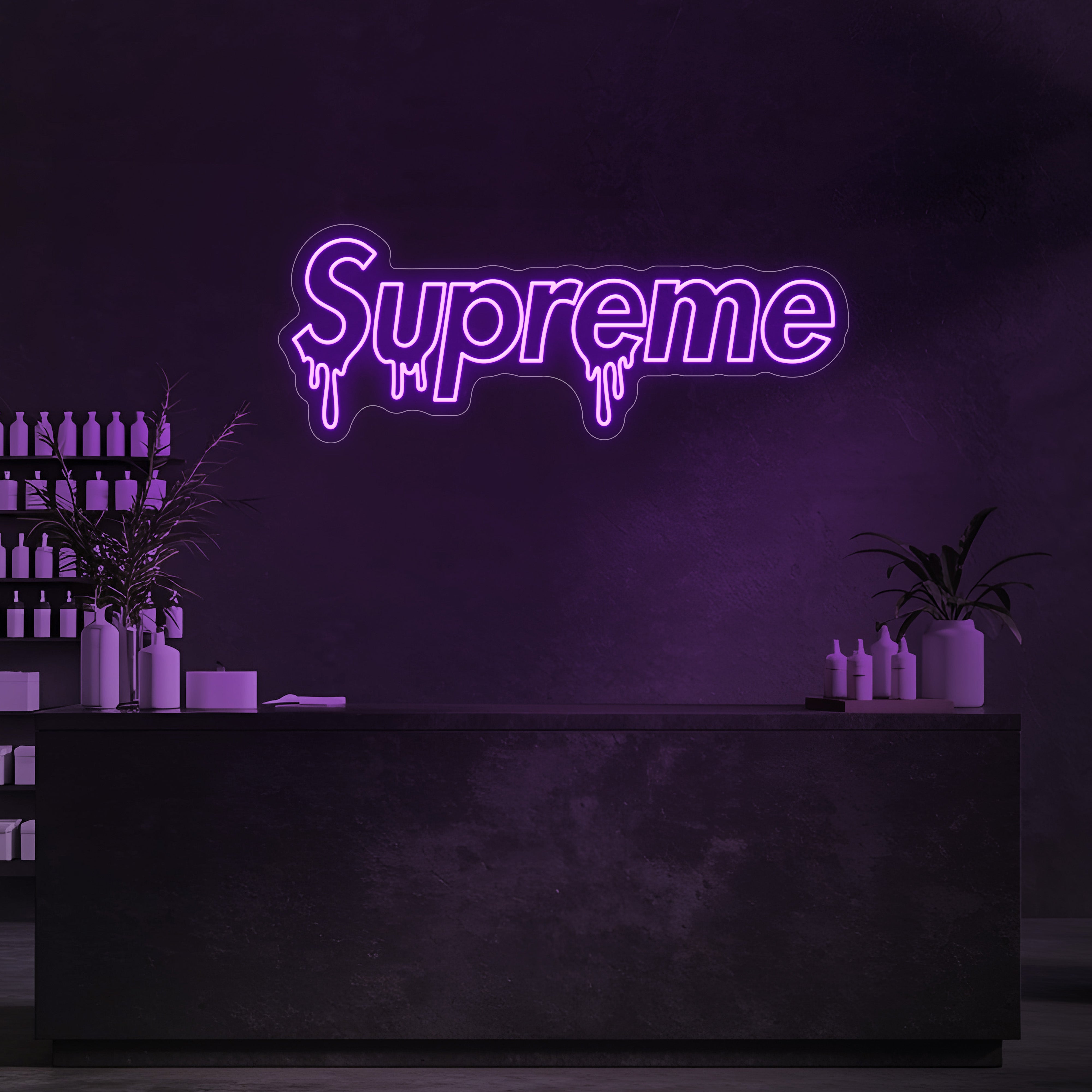 Drip Supreme LED Neon Sign