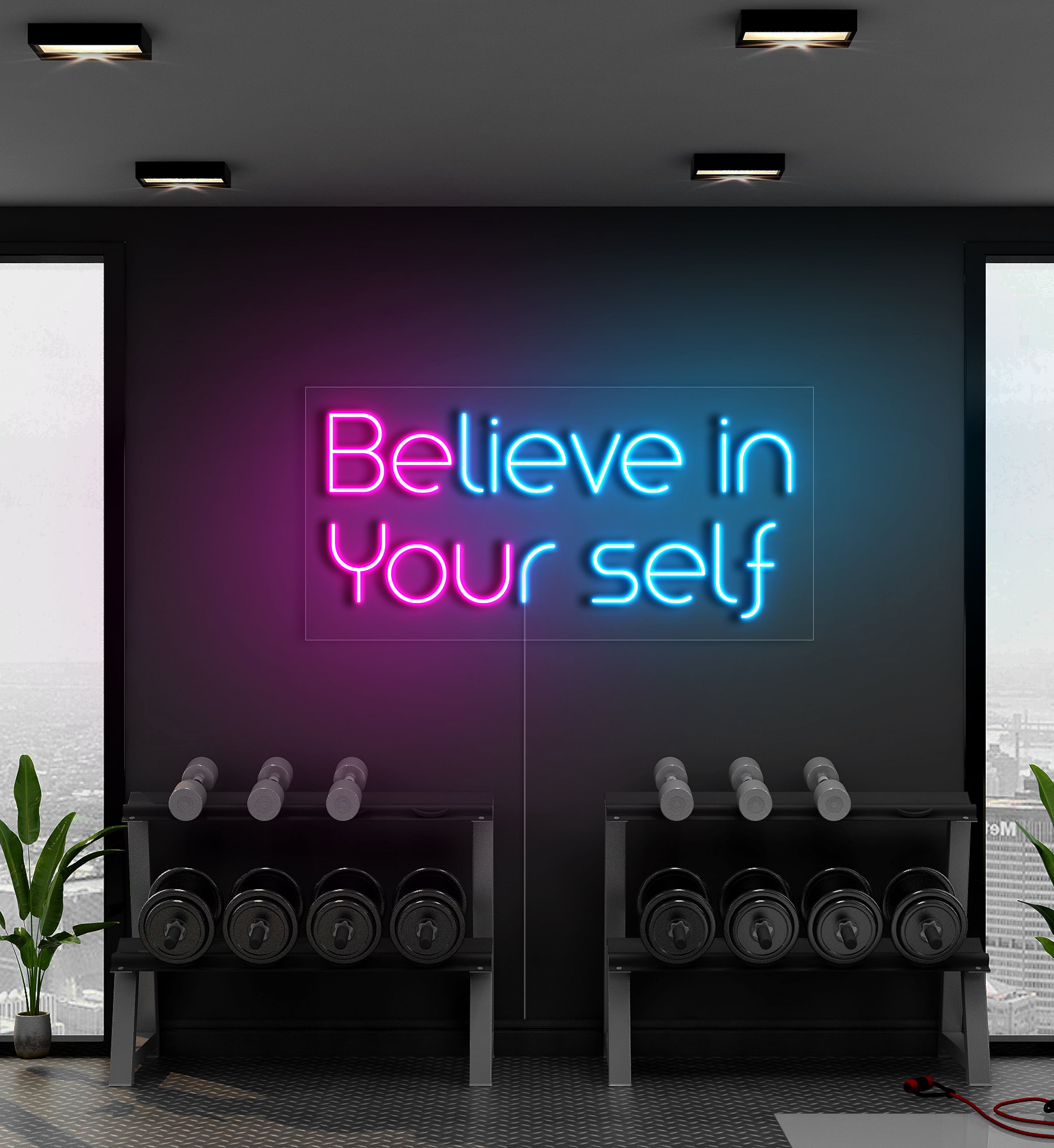 Believe in Yourself LED Neon Sign