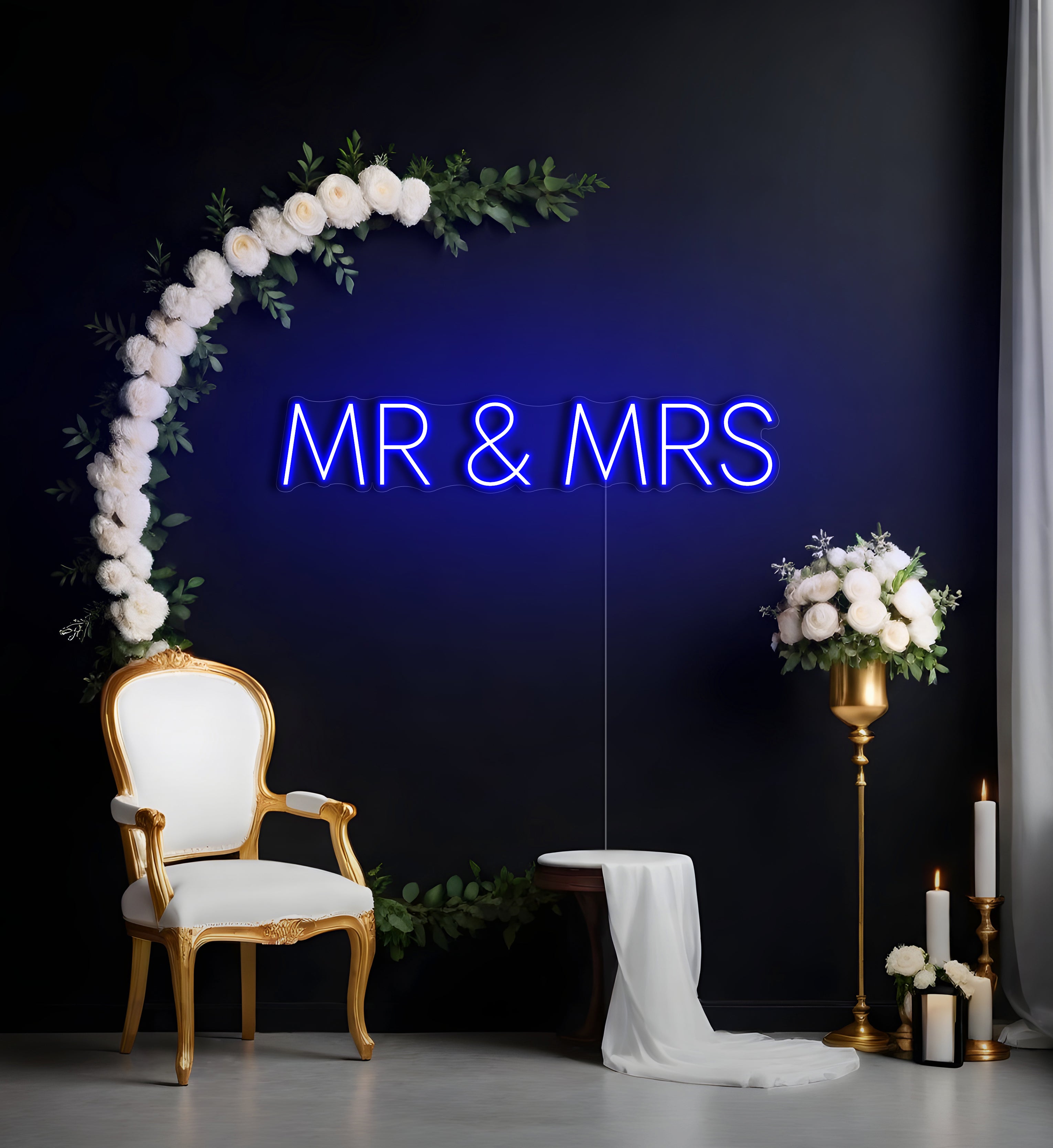 MR & MRS LED Neon Sign