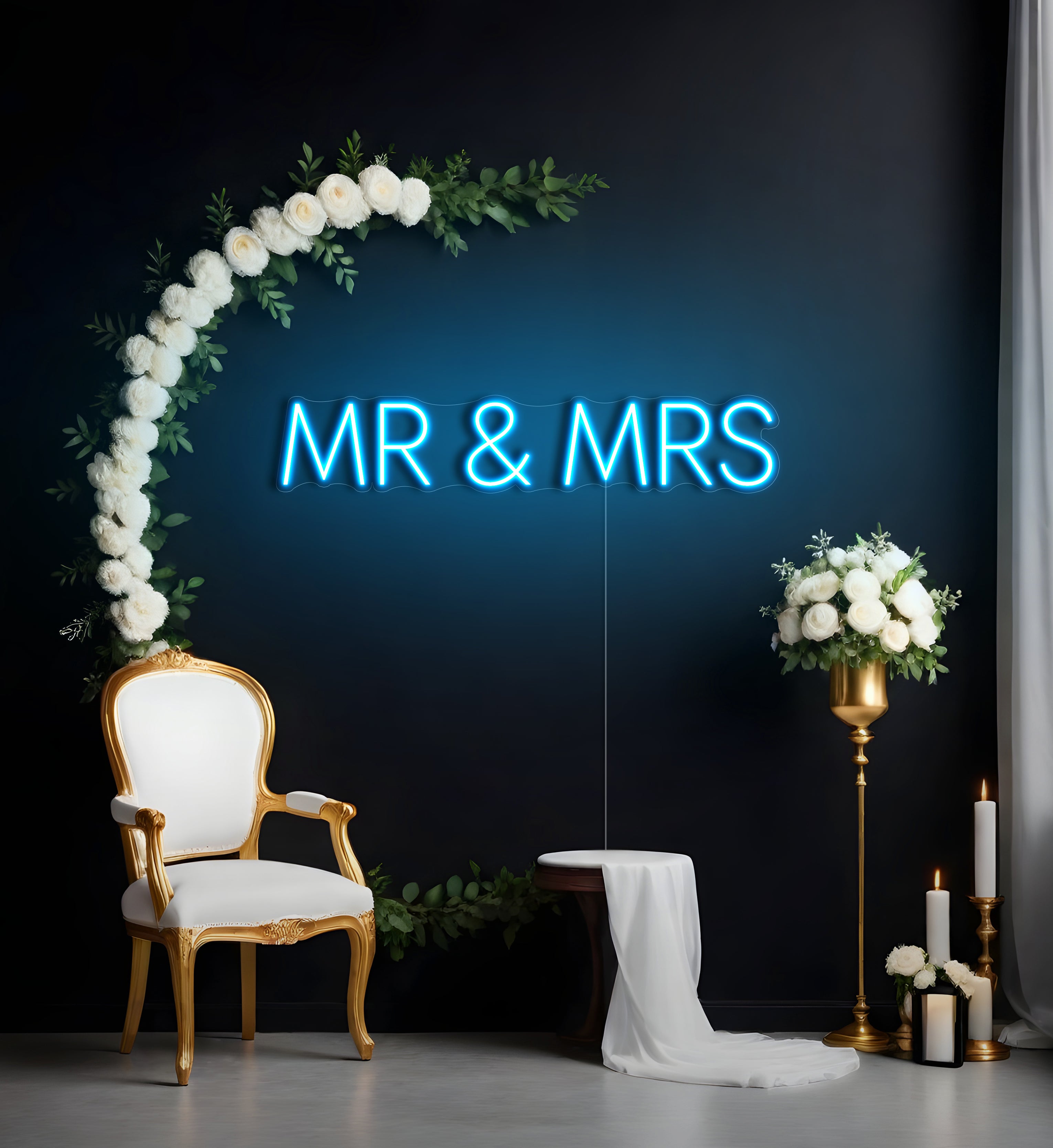 MR & MRS LED Neon Sign